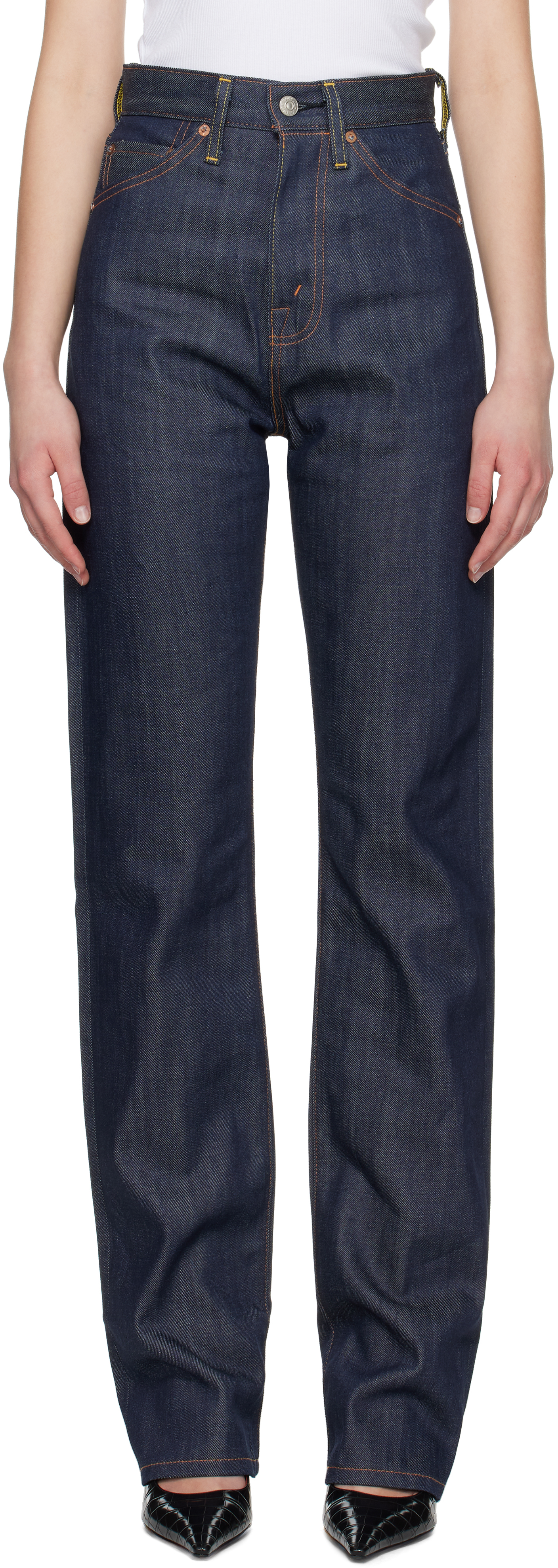 Navy 1950s 701 Jeans
