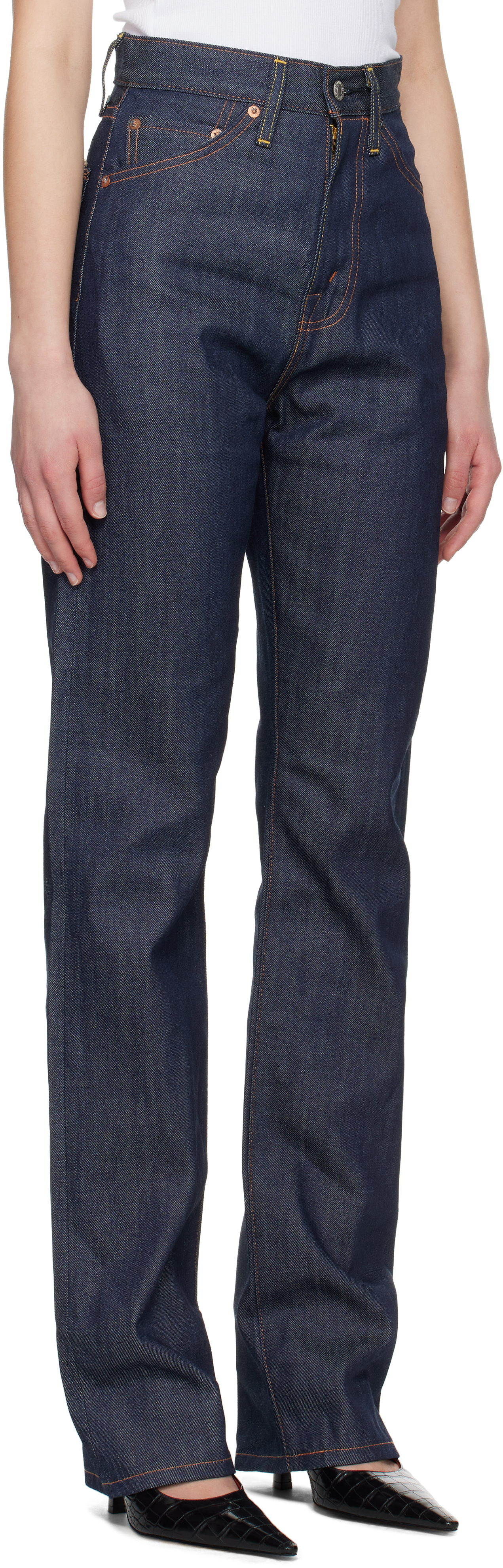 Levi's Navy 1950s 701 Jeans