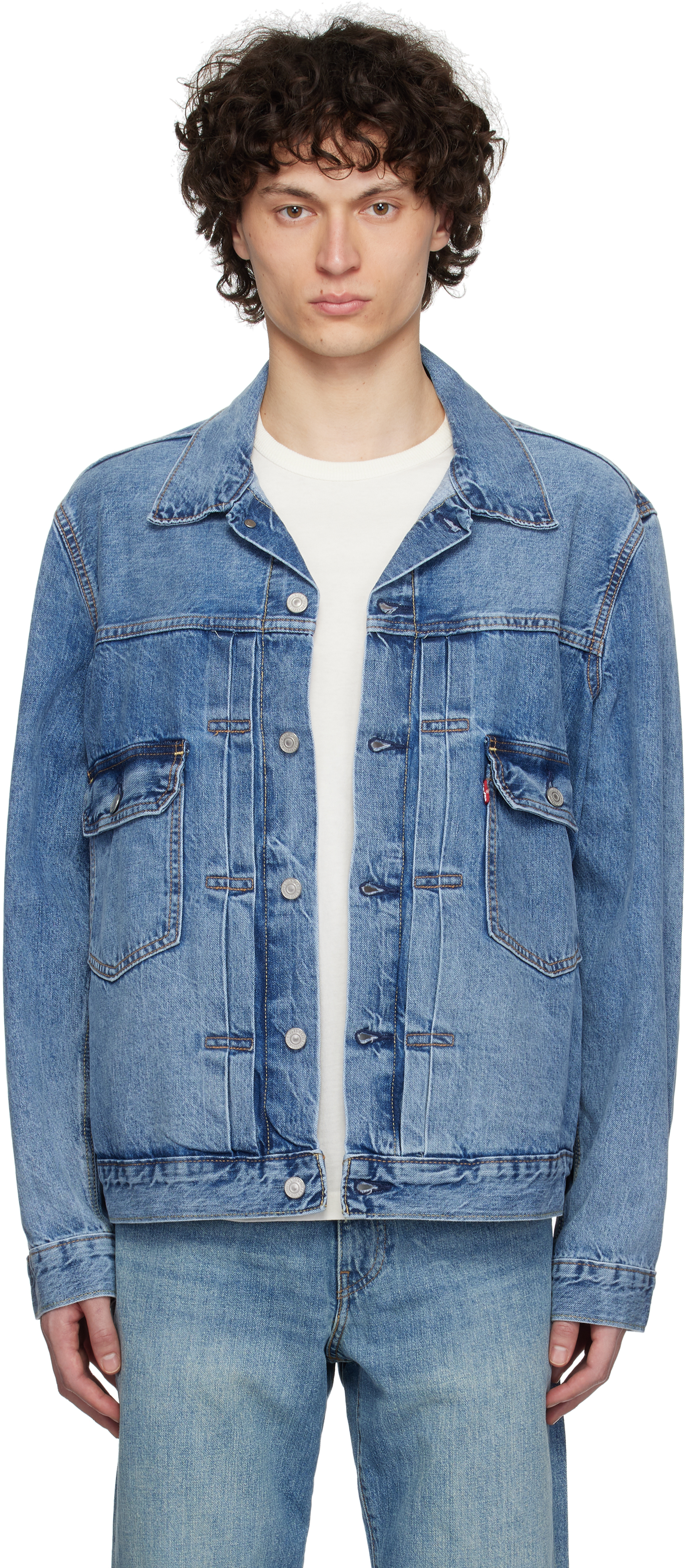 Blue Type II Selvedge Denim Trucker Jacket