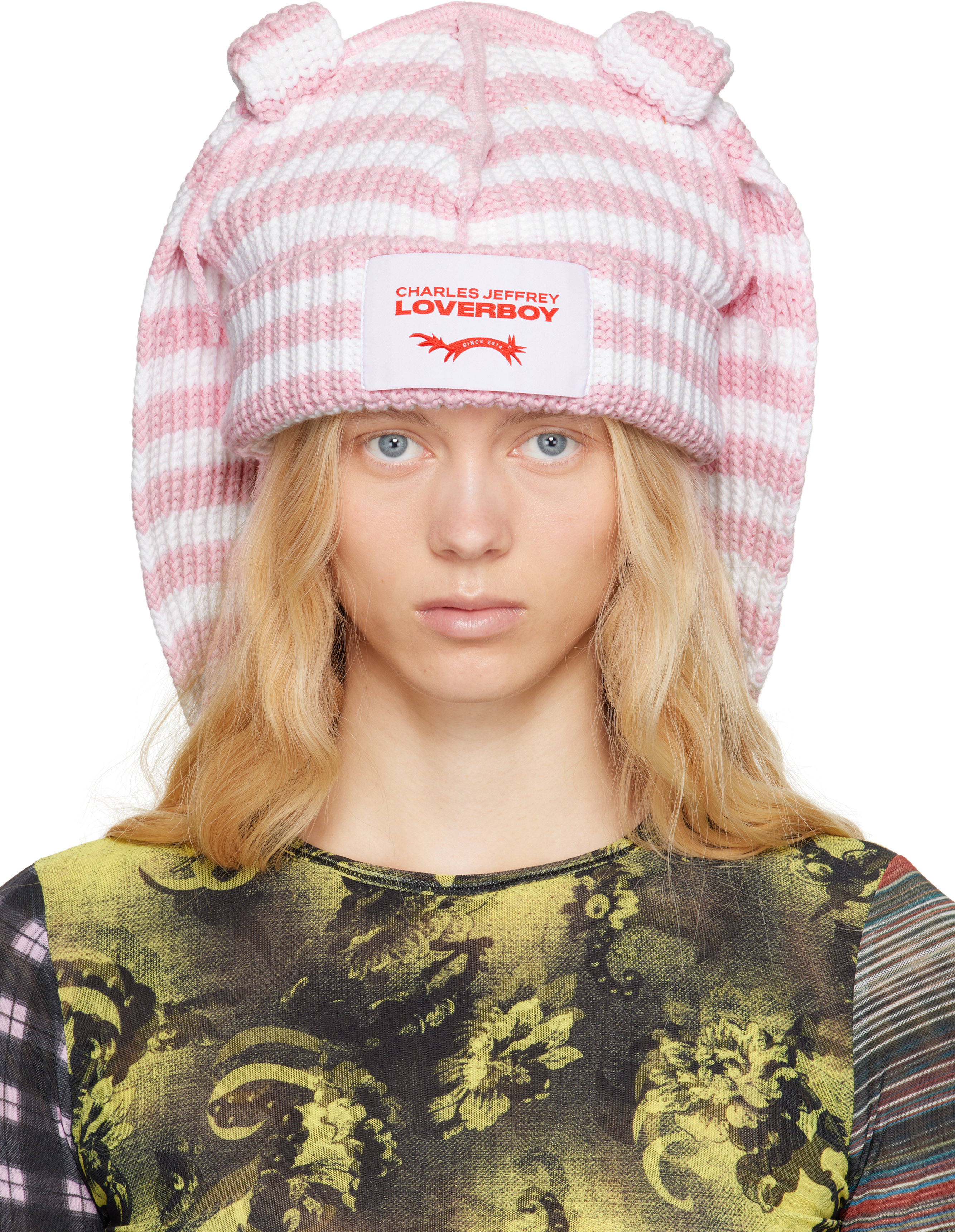 Charles Jeffrey LOVERBOY: SSENSE Exclusive Pink & White Charles Jeffrey LOVERBOY: SSENSE Exclusive Pink & White