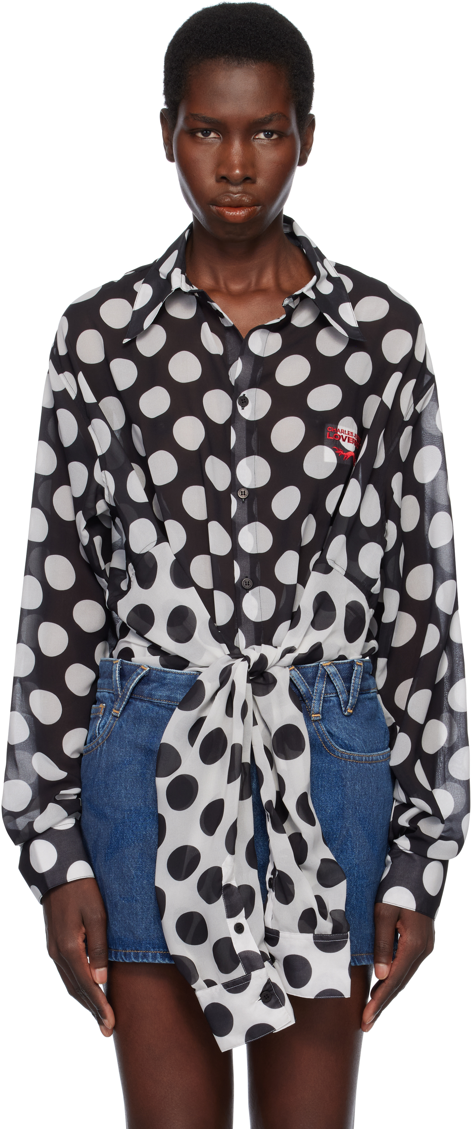 Black & White Hug Blouse