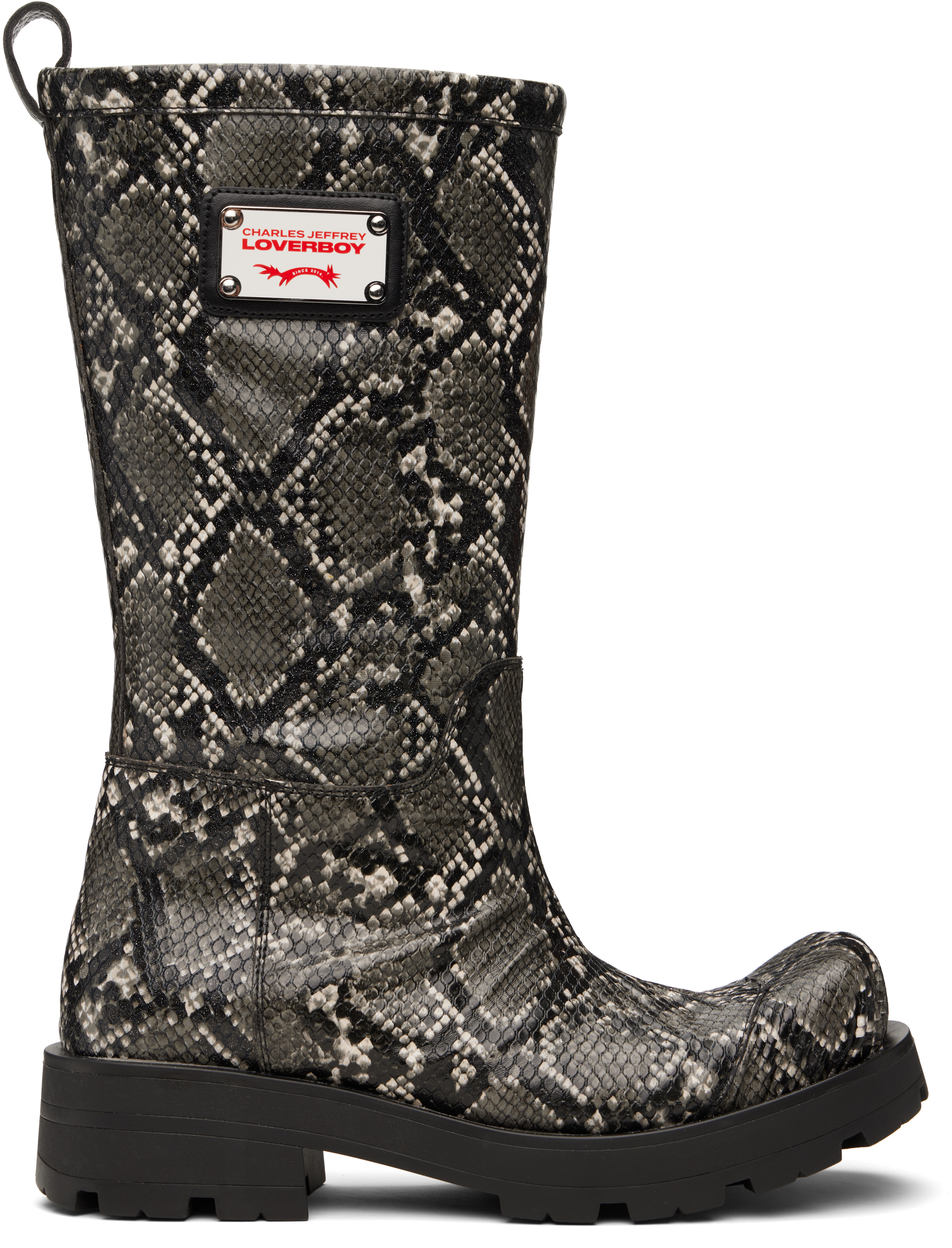 Gray Sheathed Moggies Boots