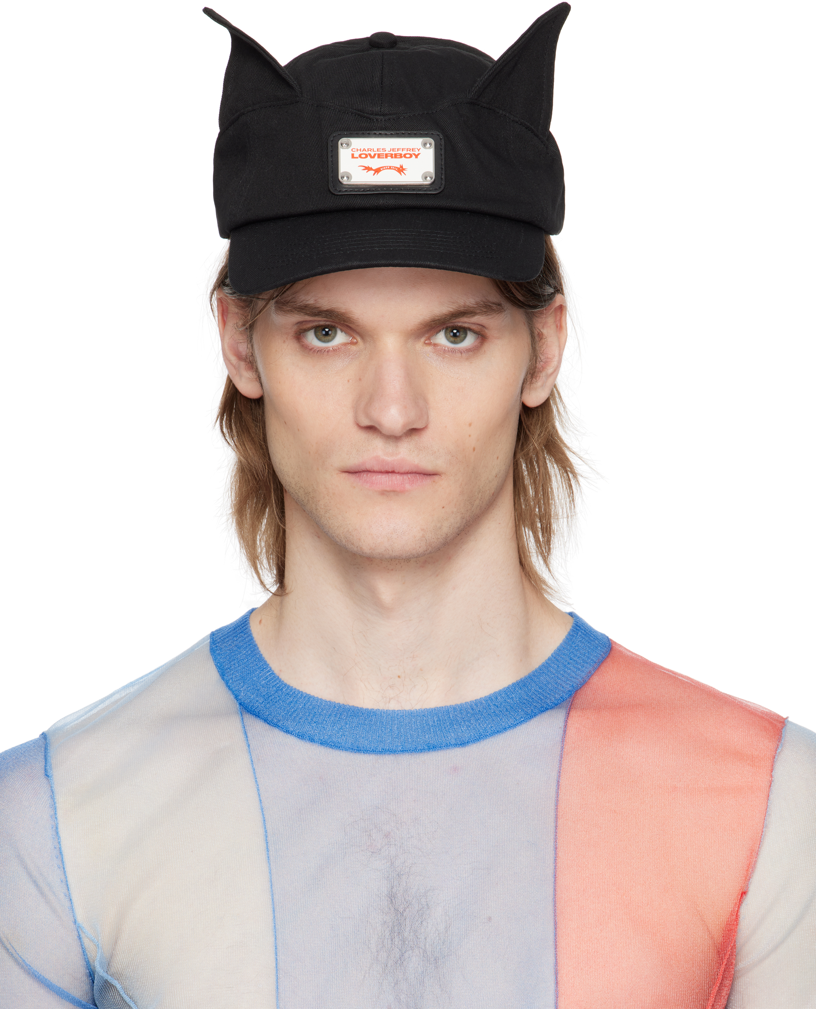 Charles Jeffrey Loverboy Black Ears Cap In Black