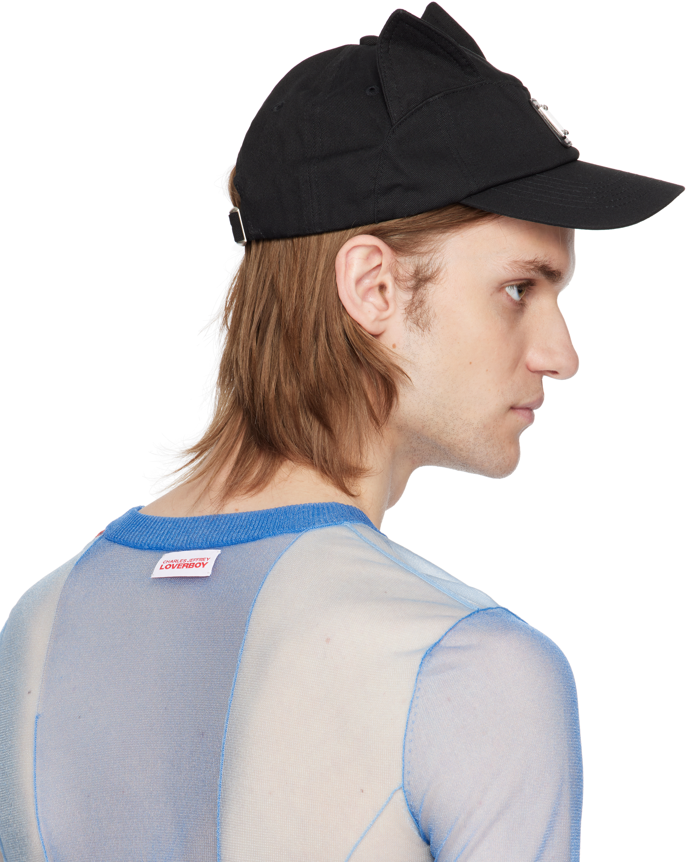 Charles Jeffrey Loverboy Black Ears Cap In Black
