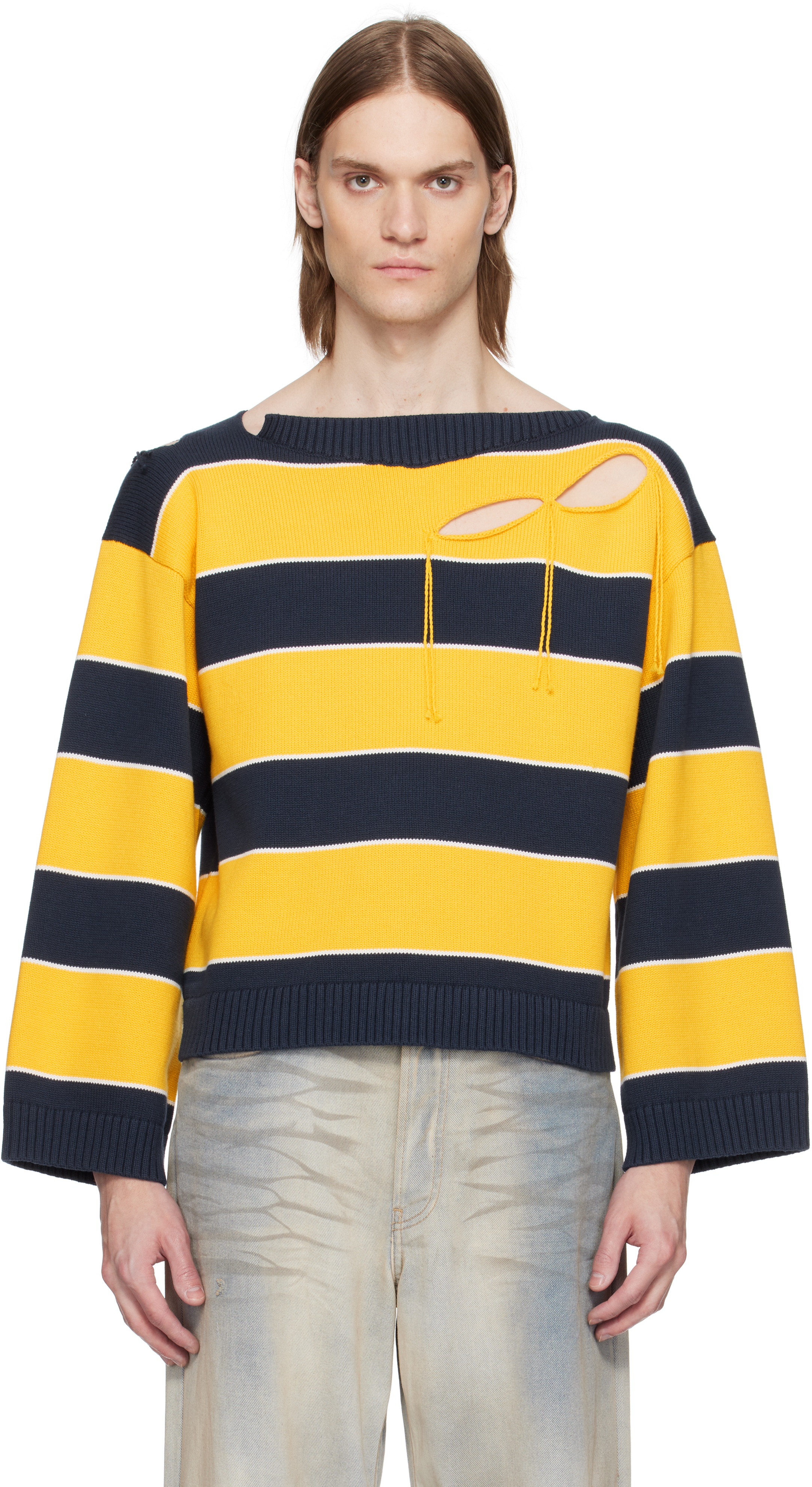 Charles Jeffrey Loverboy メンズ クルーネックセーター Charles Jeffrey Loverboy メンズ クルーネックセーター