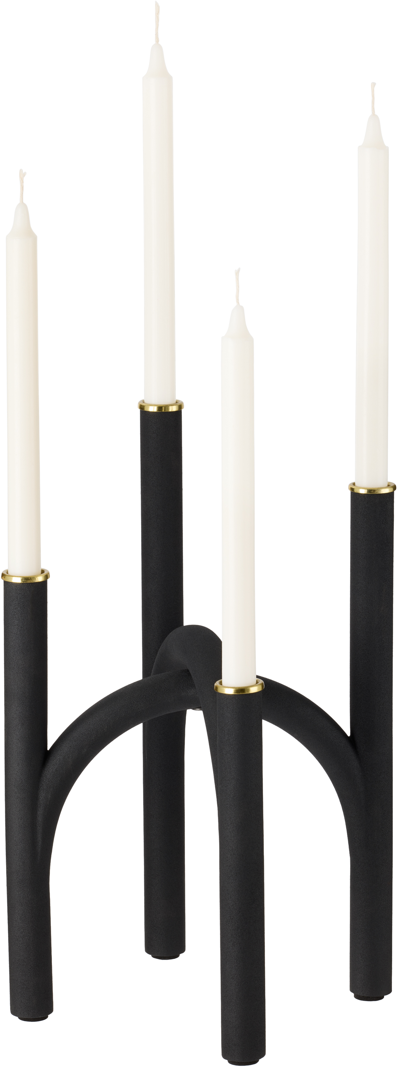 Aytm Black Angui Candle Holder In Black