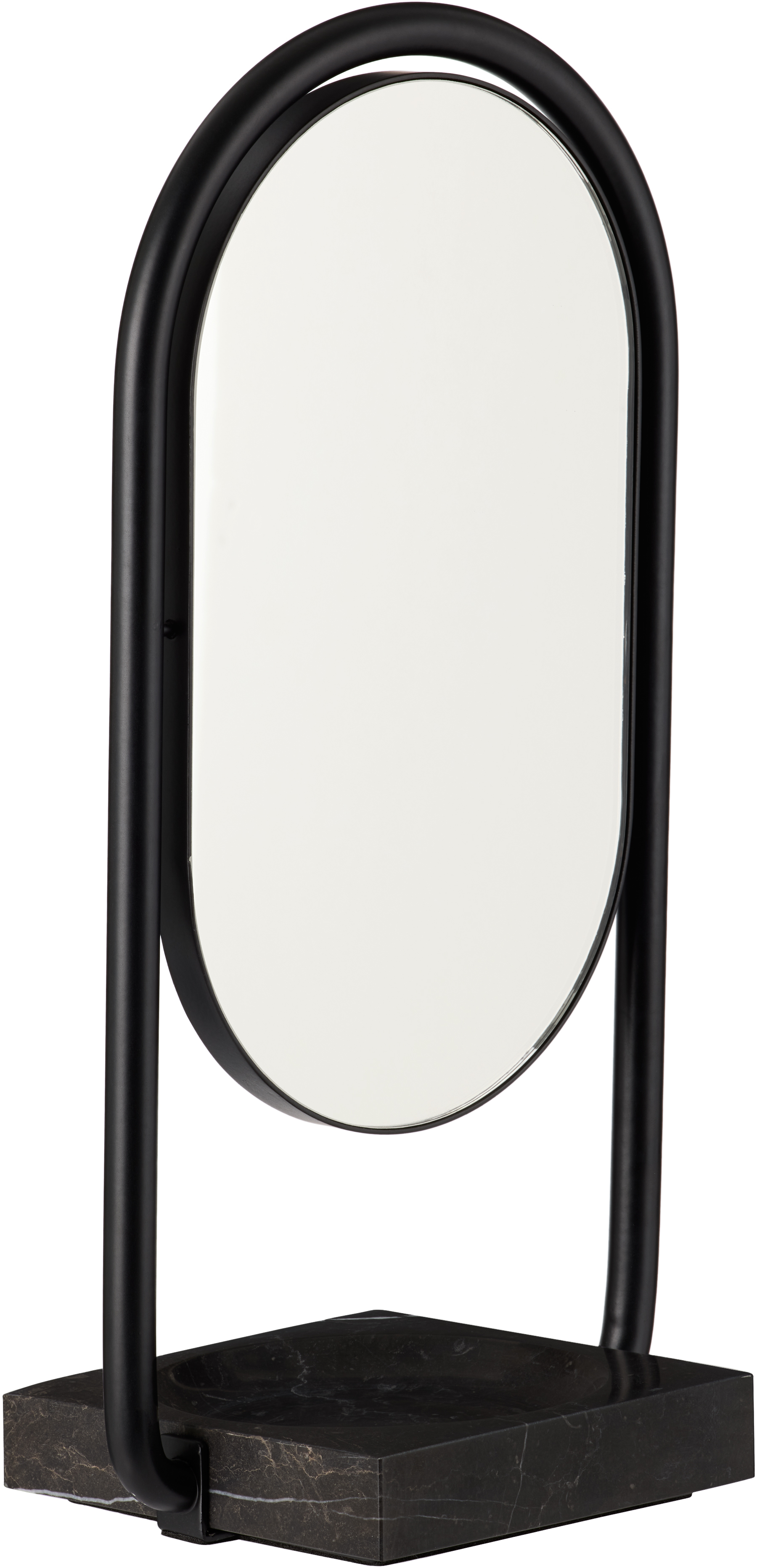 Aytm Black Angui Table Mirror In Black