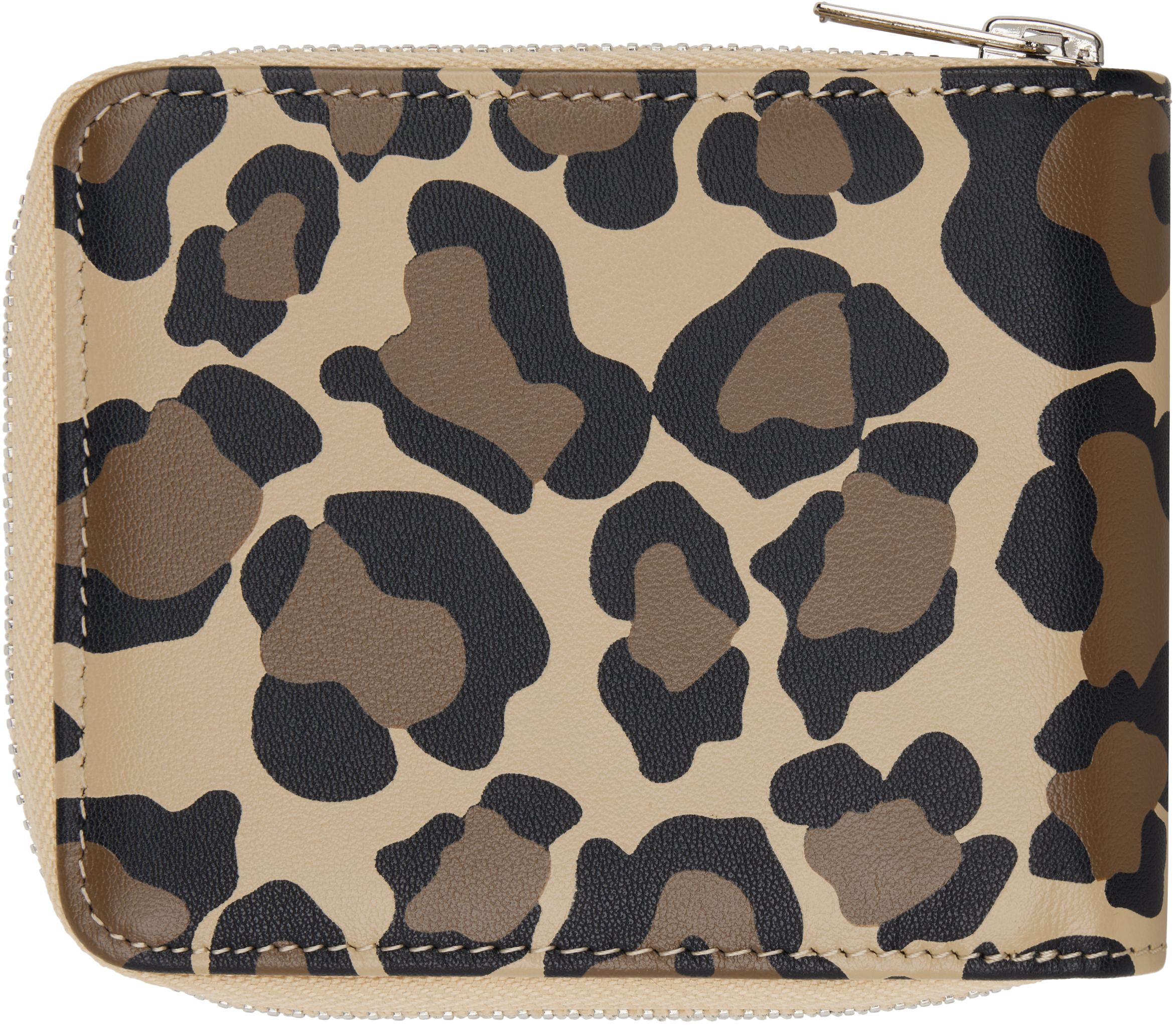 ICECREAM BEIGE & BROWN LEOPARD PRINT WALLET