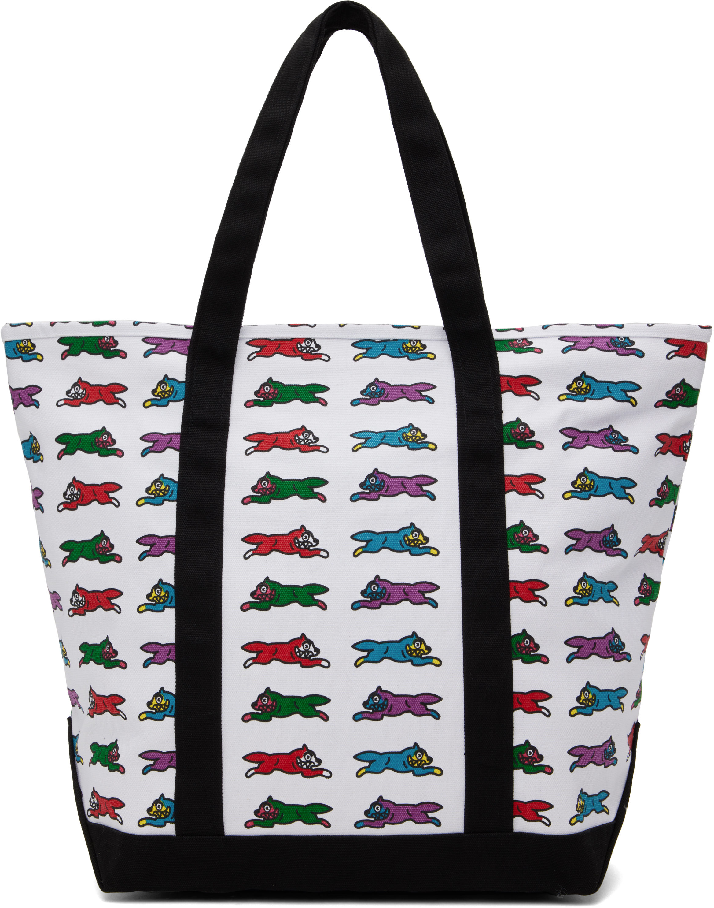 Multicolor Running Dog Tote