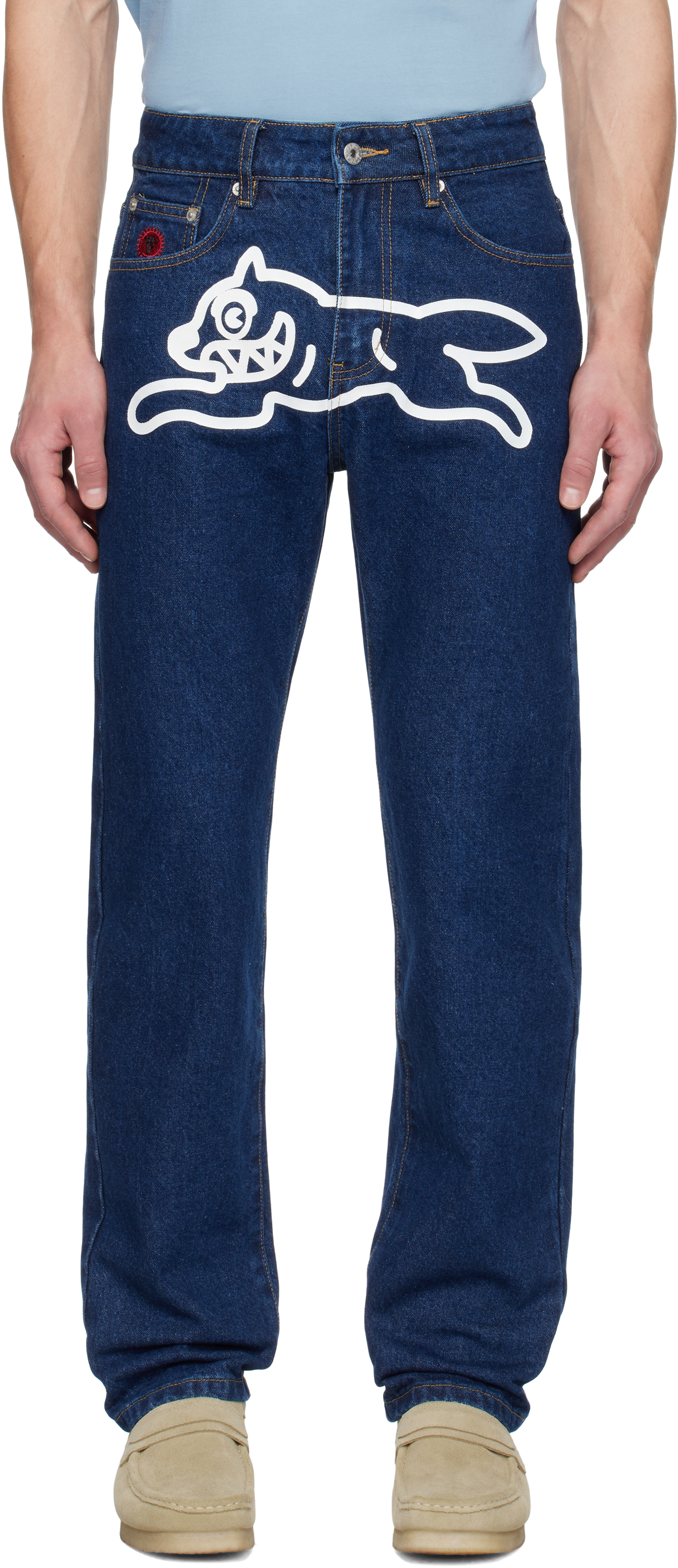 Indigo Running Dog Jeans