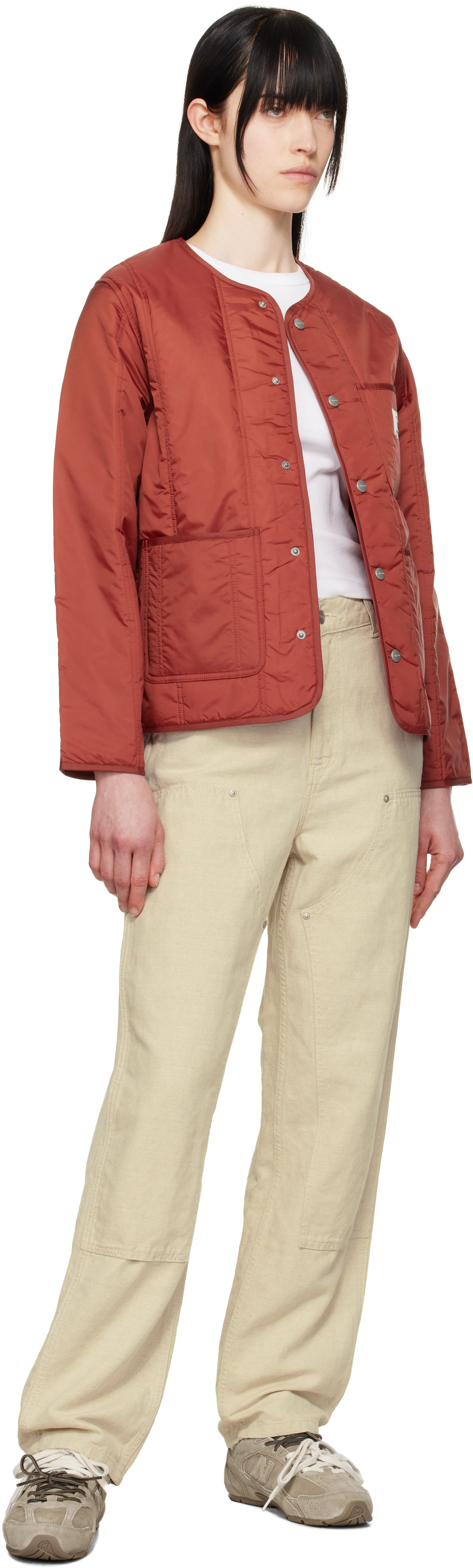 Carhartt Kyla Liner Cotton Jacket In Vermillion