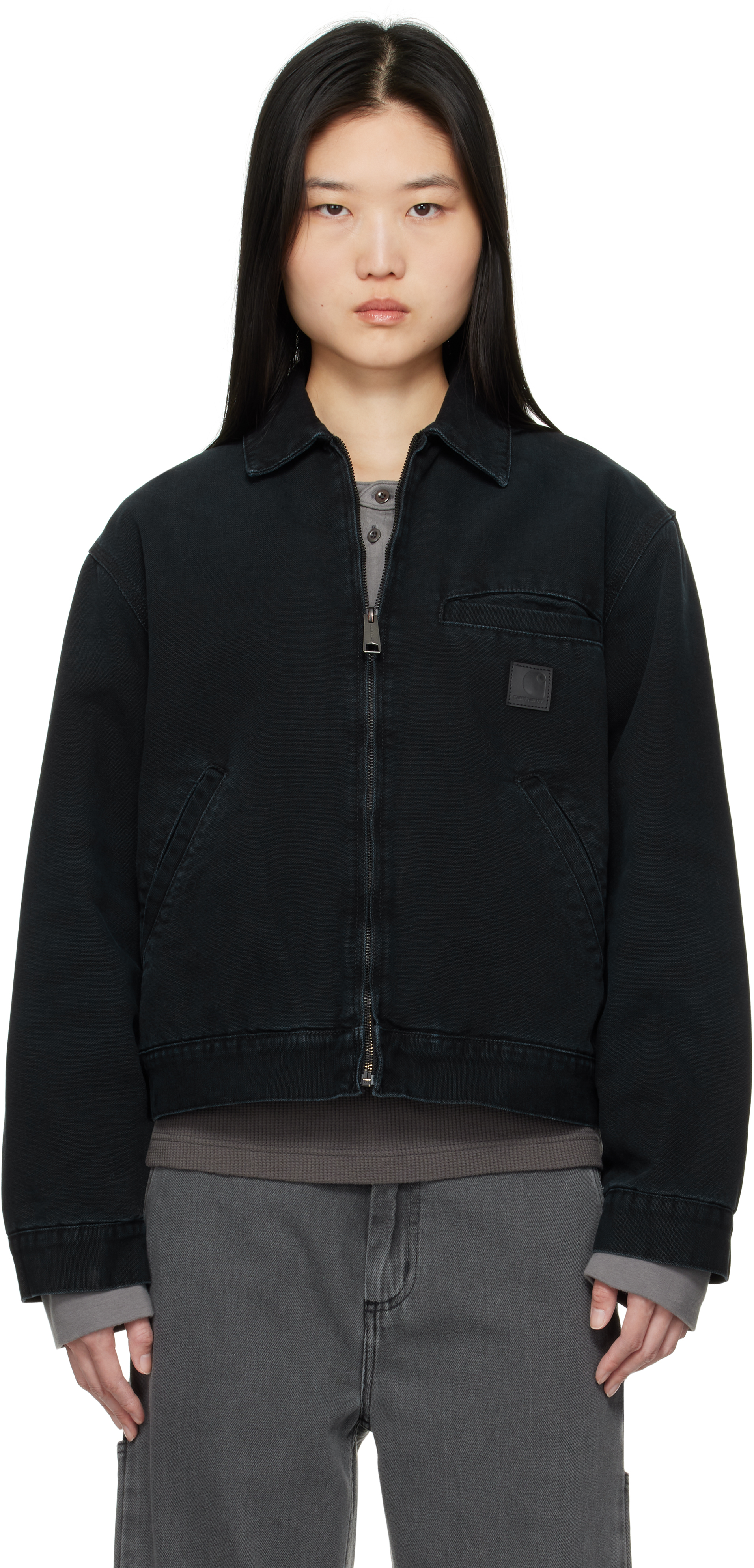 Black Dayton Jacket by Carhartt Work In Progress on Sale