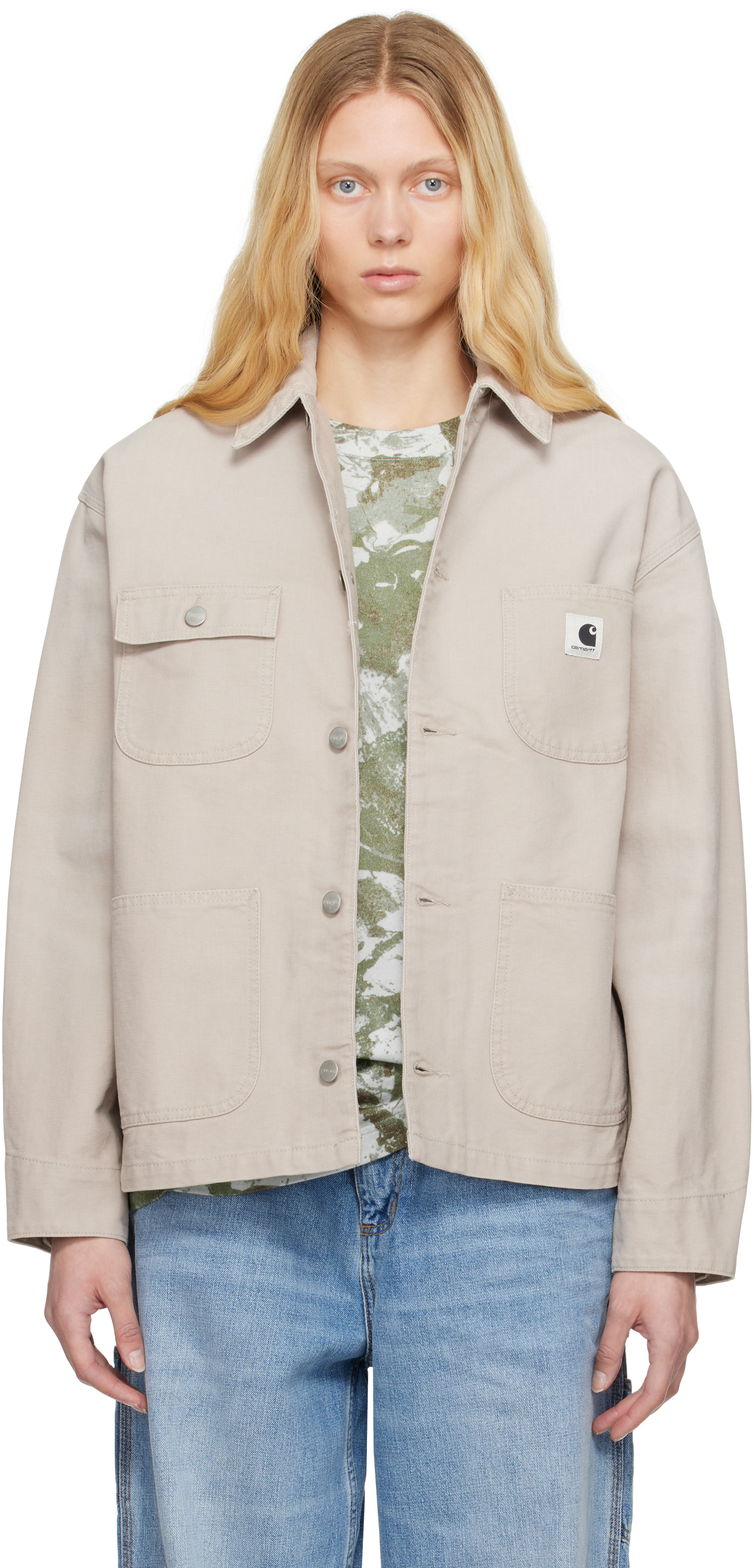 Carhartt Work In Progress: ベージュ OG Michigan ジャケット  