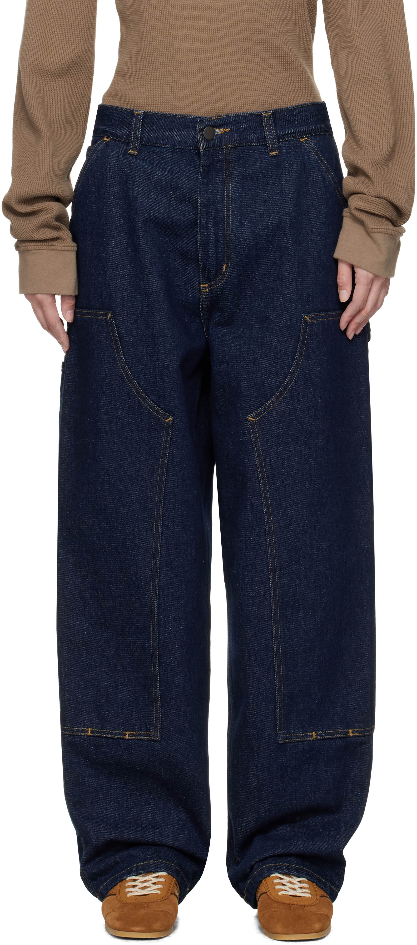 Blue Brandon Double Knee Jeans