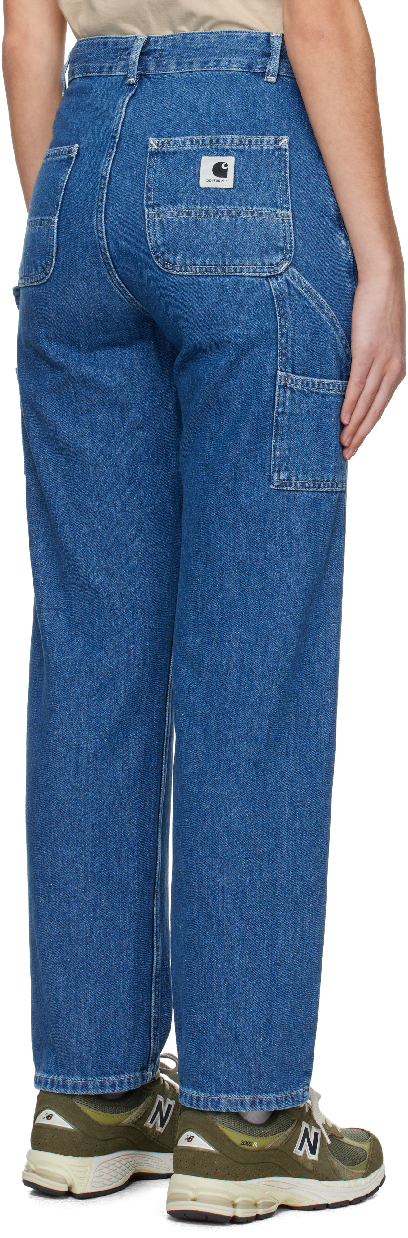Carhartt Blue Pierce Jeans In Stone Washed Blue