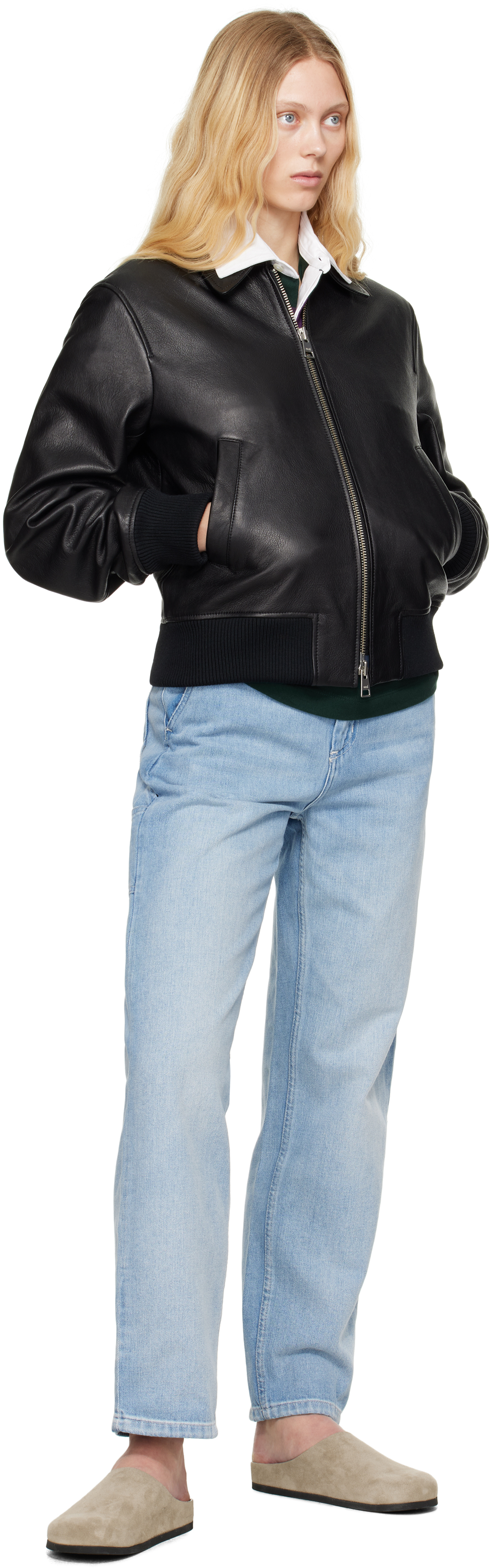 Carhartt Blue Pierce Straight Jeans In Blue Light Stone Was