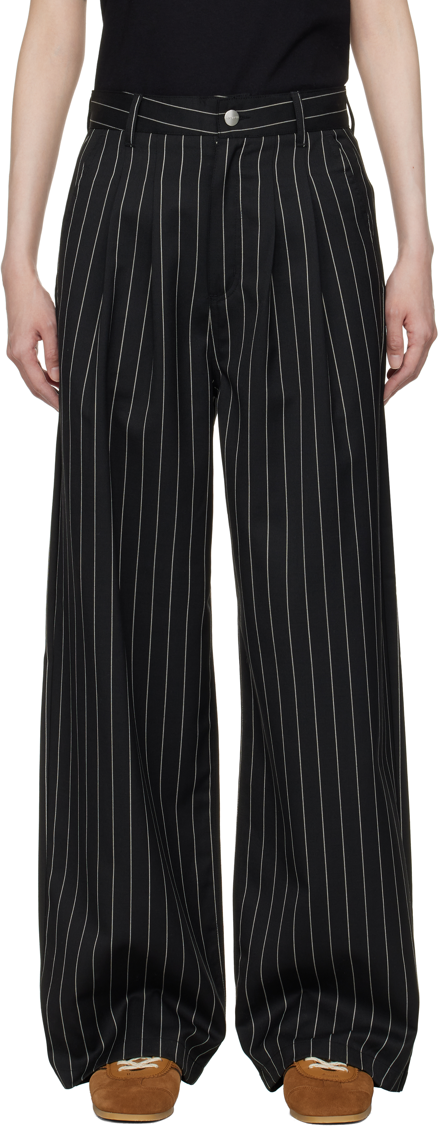 Black 
White Seaton Trousers