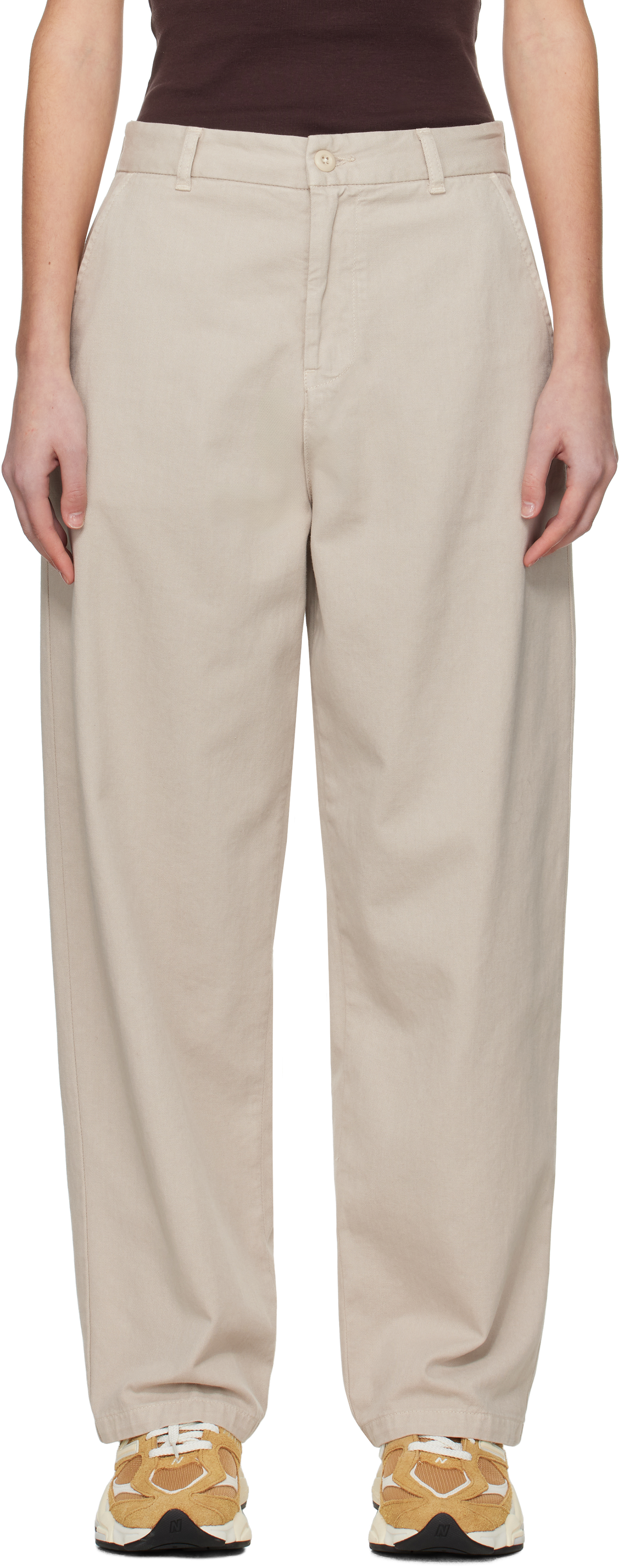Beige Brady Trousers