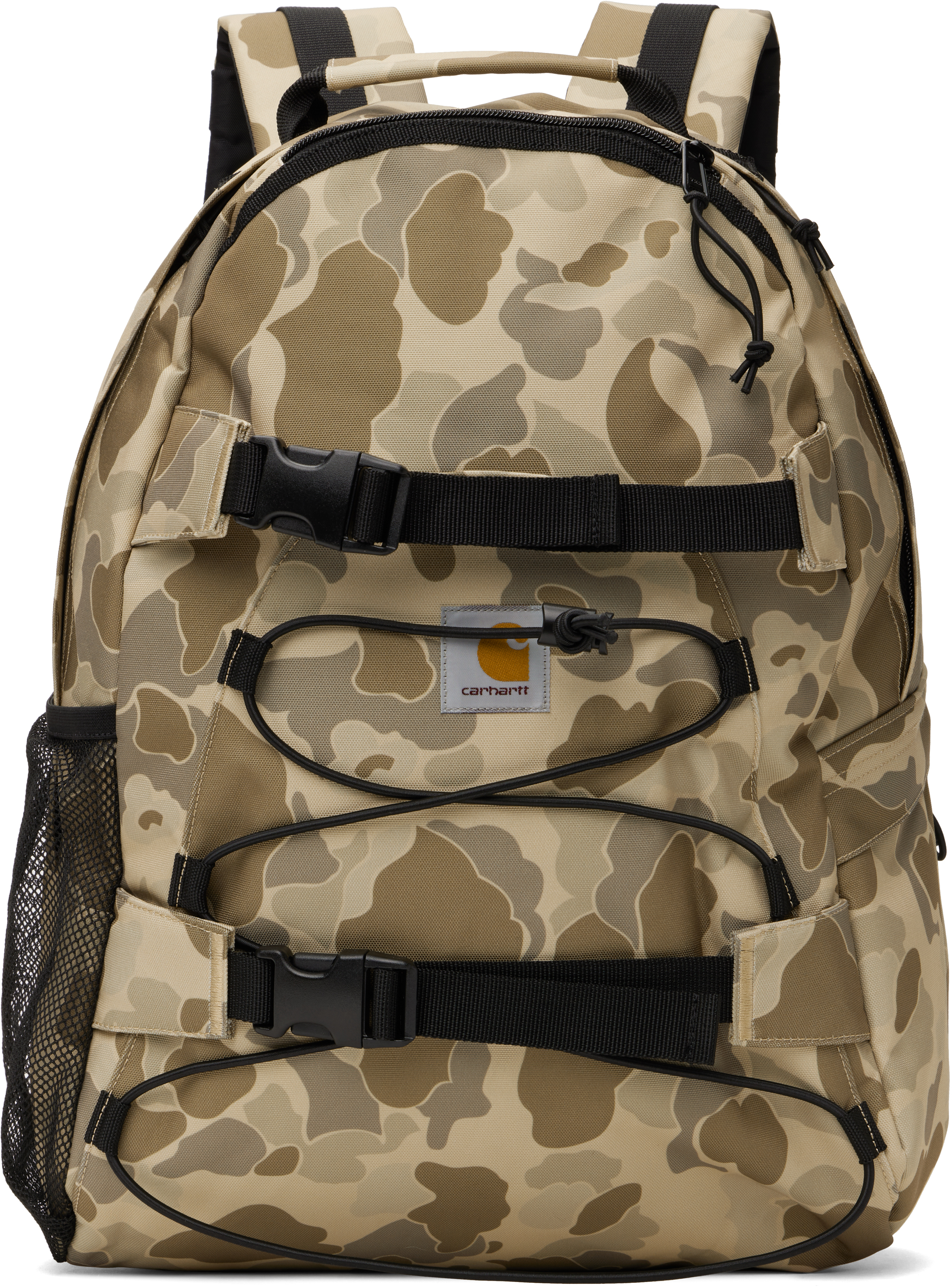 Carhartt Kickflip Backpack オリーブ×カモフラージュ Carhartt WIP Kickflip Backpack Duck Camo Green – Black Sheep