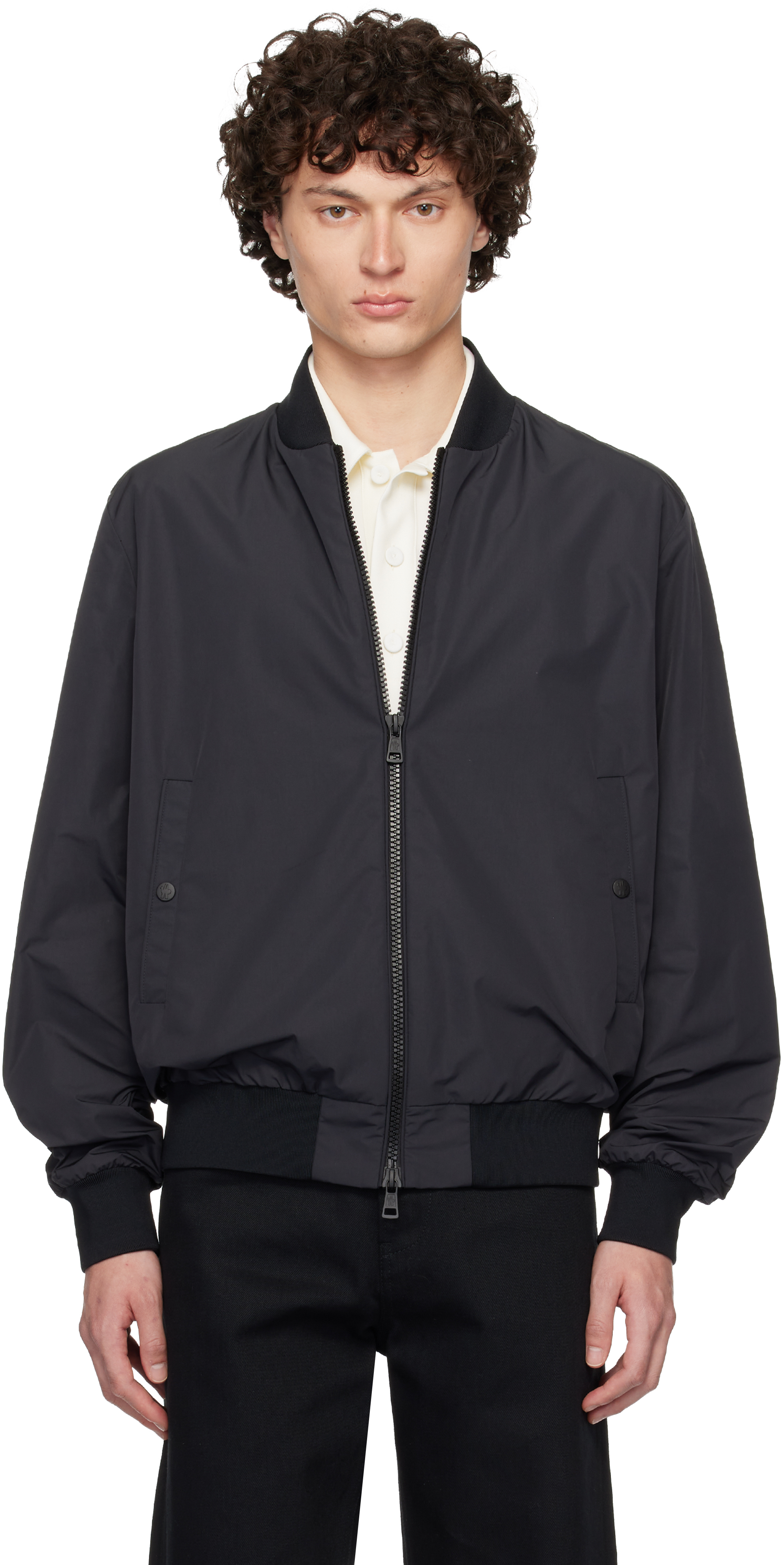 Black Grammont Bomber Jacket