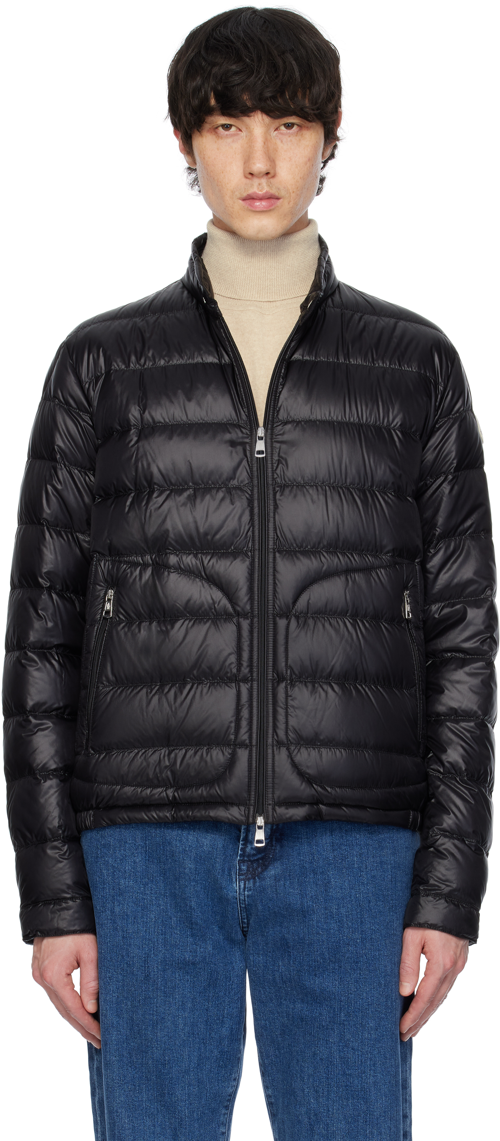 Navy Acorus Short Down Jacket