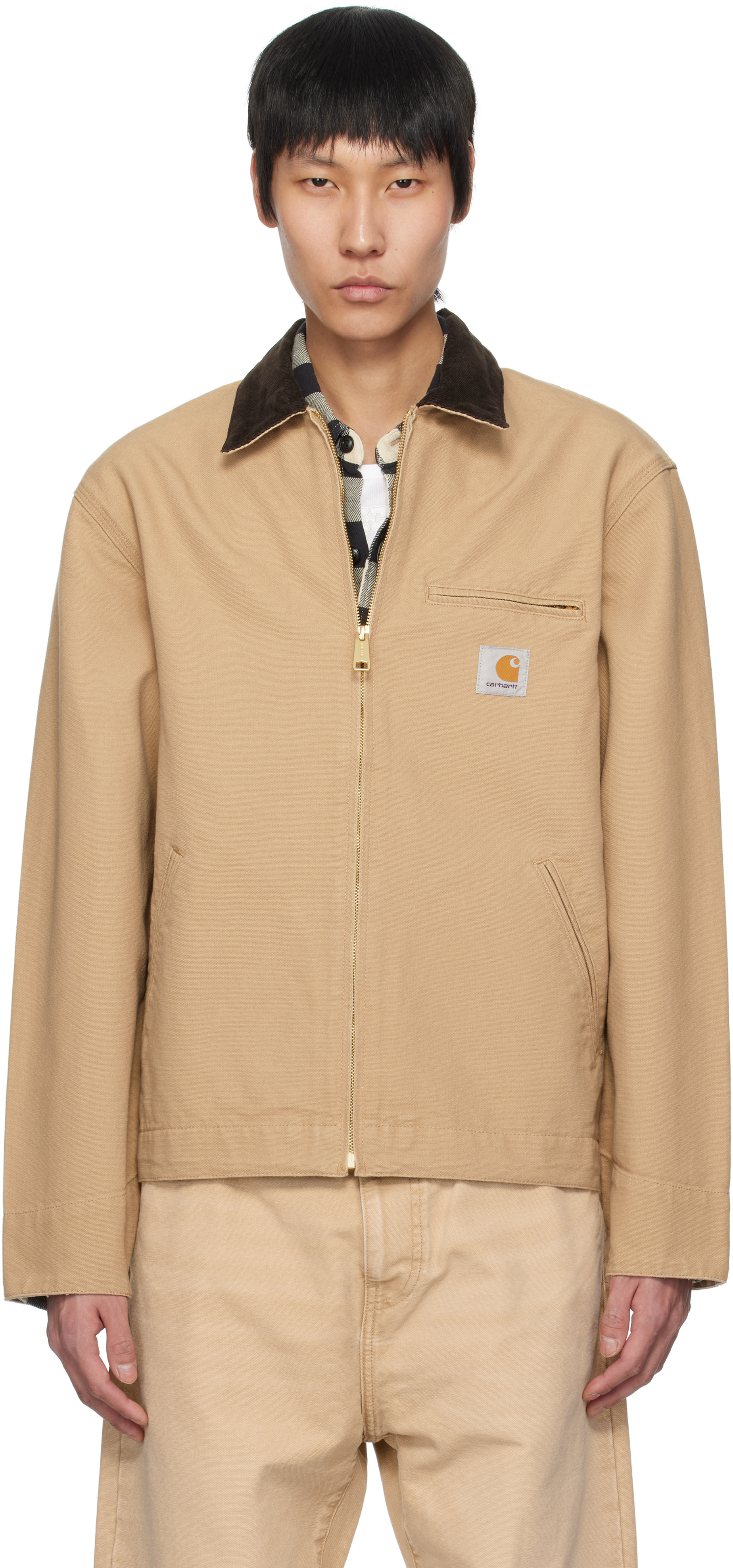 Carhartt WORK IN PROGRESS M ブラウンジャケット