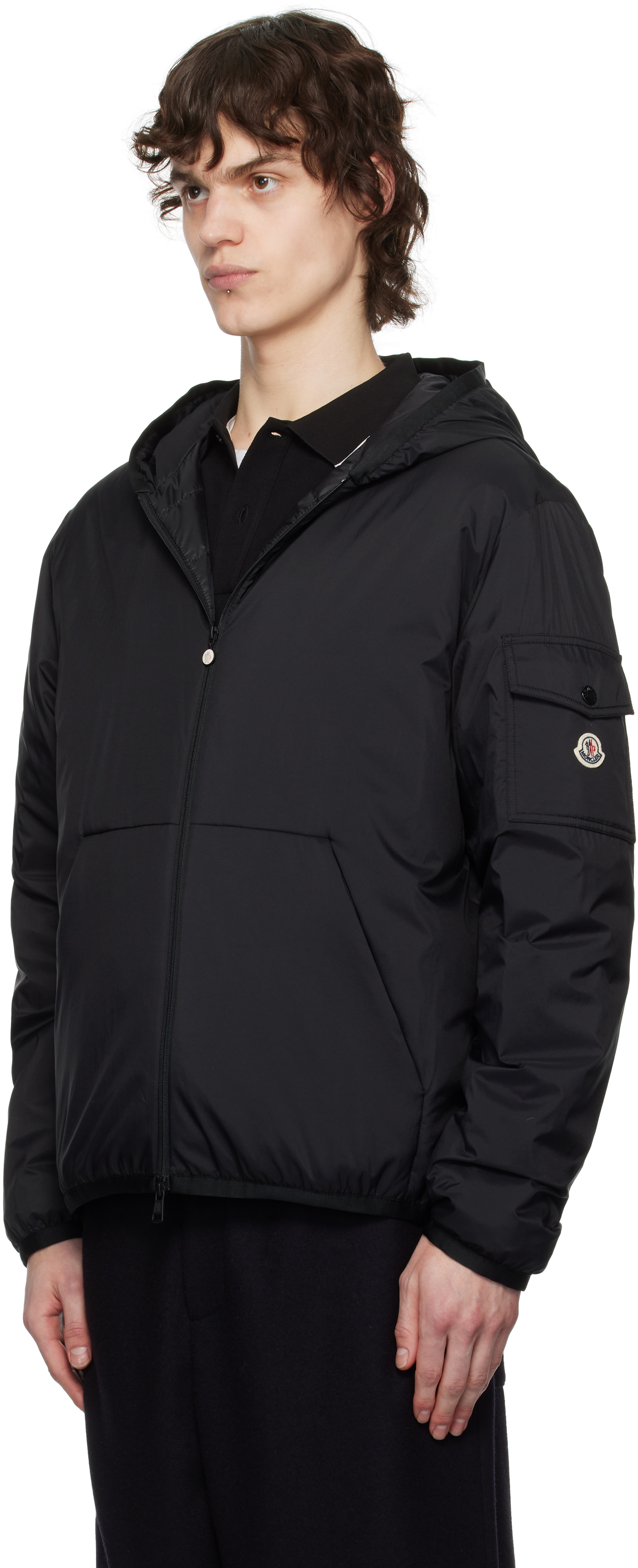 Moncler Black Archivo Monteynard Down Jacket In 999 - Black