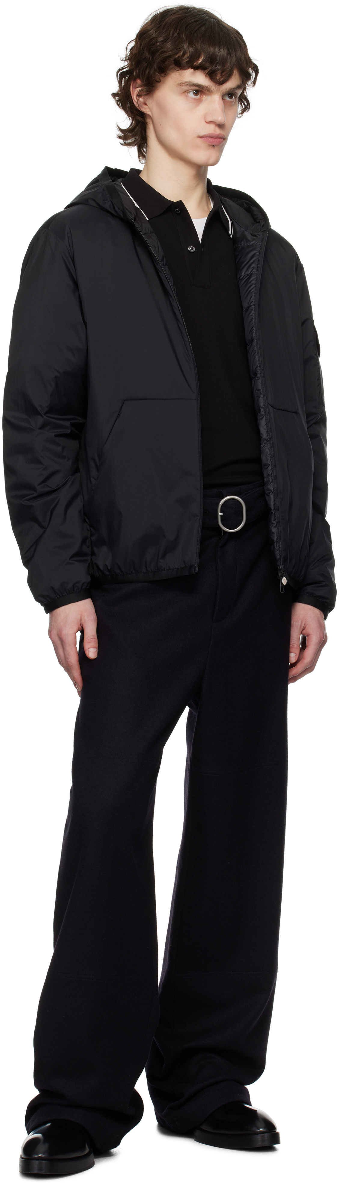Moncler Black Archivo Monteynard Down Jacket In 999 - Black