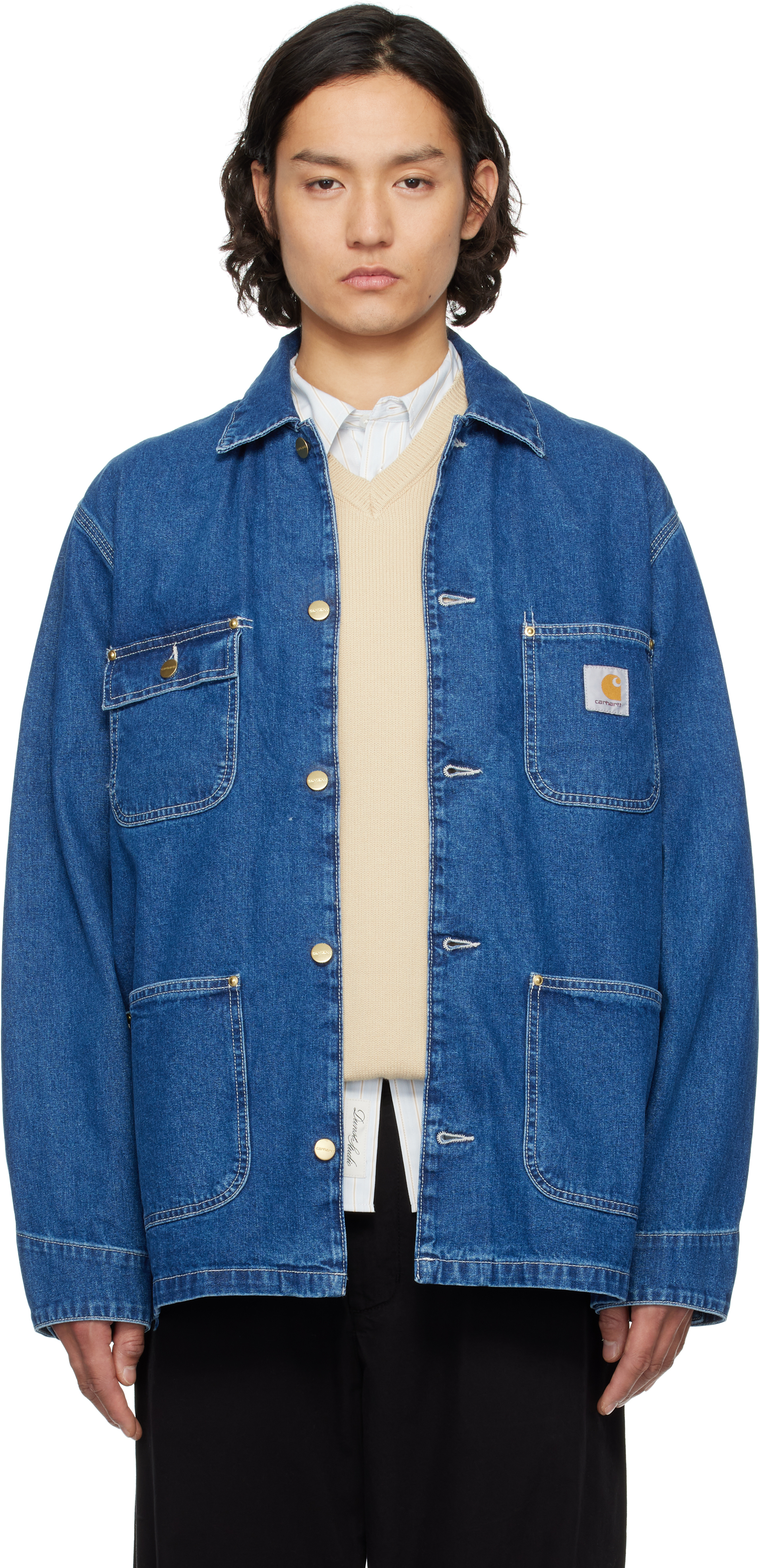 Carhartt Work In Progress デニムジャケット Carhartt WIP デニムジャケット gジャン HARVEY SHIRT JAC