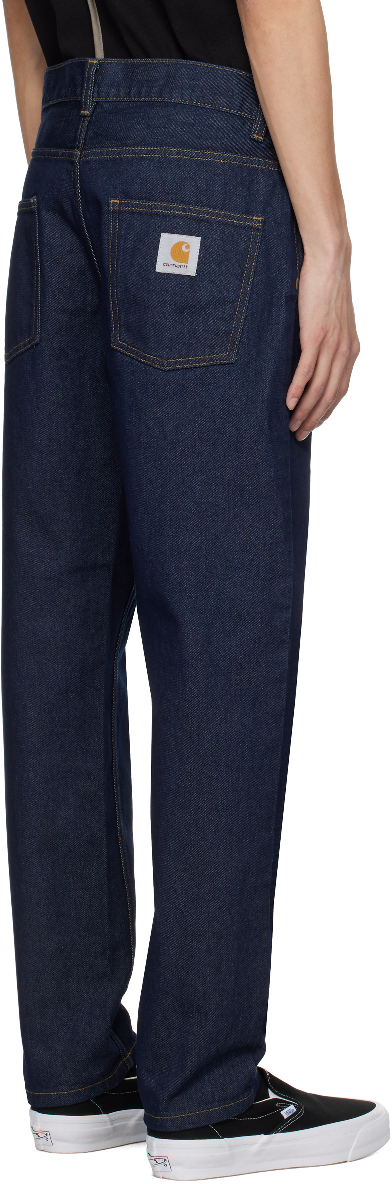 Carhartt Blue Newel Jeans In 012y Blue One Wash