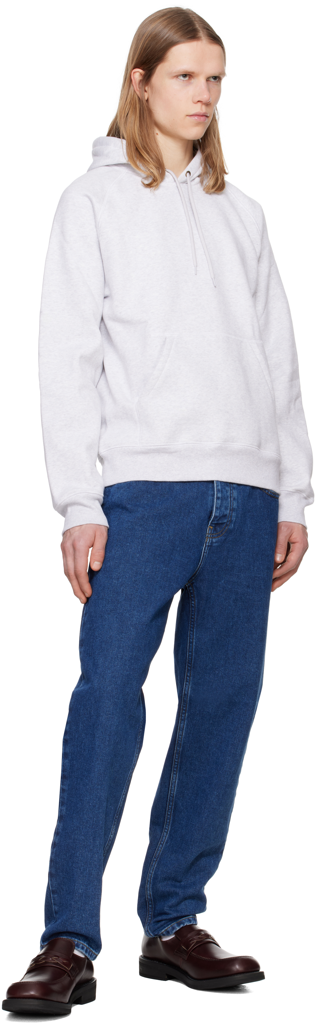 Carhartt Blue Newel Jeans In 0106 Blue Stone Wash
