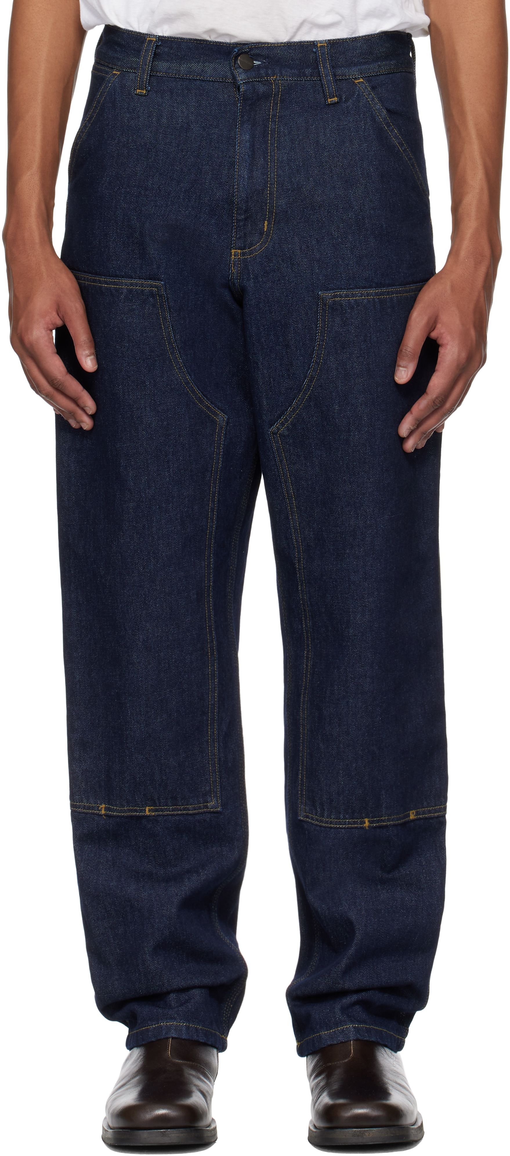 【関税込み】Carhartt Work In Progress ブルー Menard ジーンズ Carhartt Work In Progressのブルー Menard ジーンズがセール中