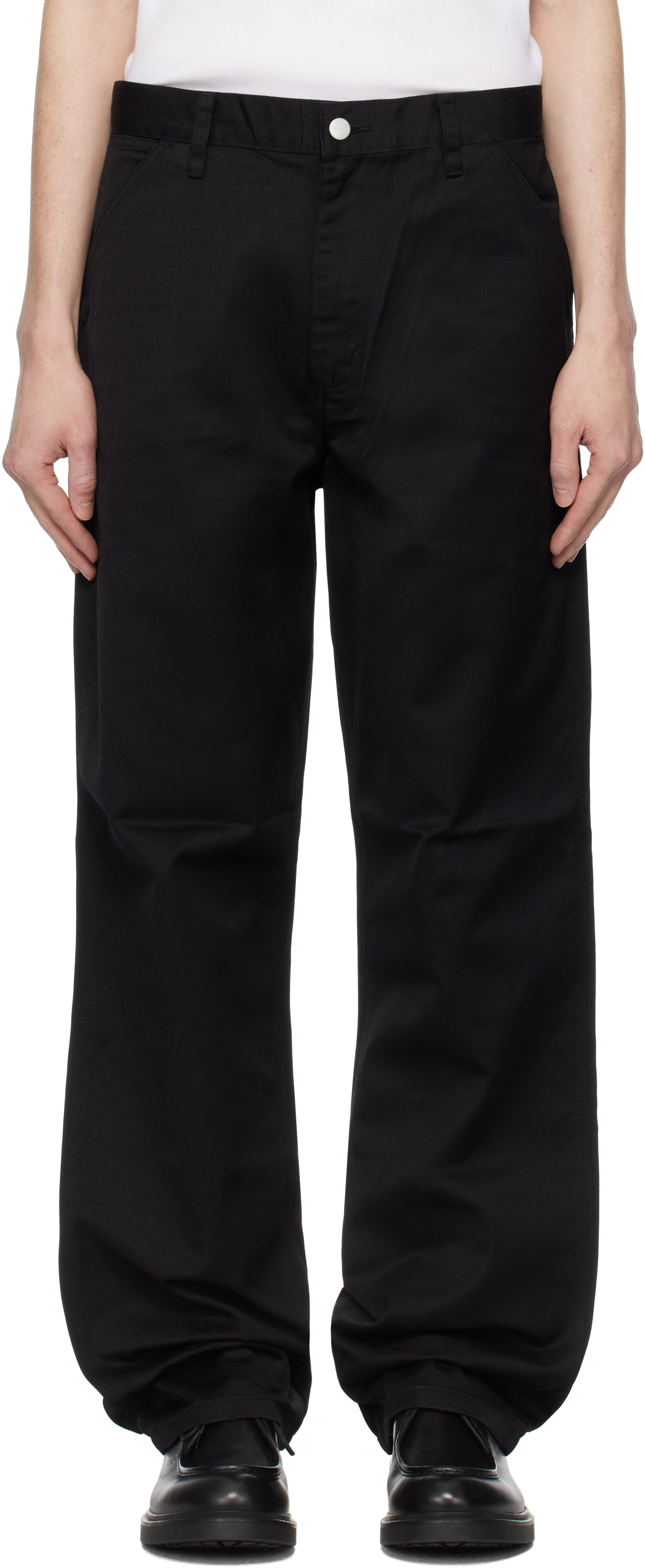 パンツ carhartt wip cole cargo pant black Carhartt-WIP Cole Cargo Pant - Black Rinsed | Urban Excess