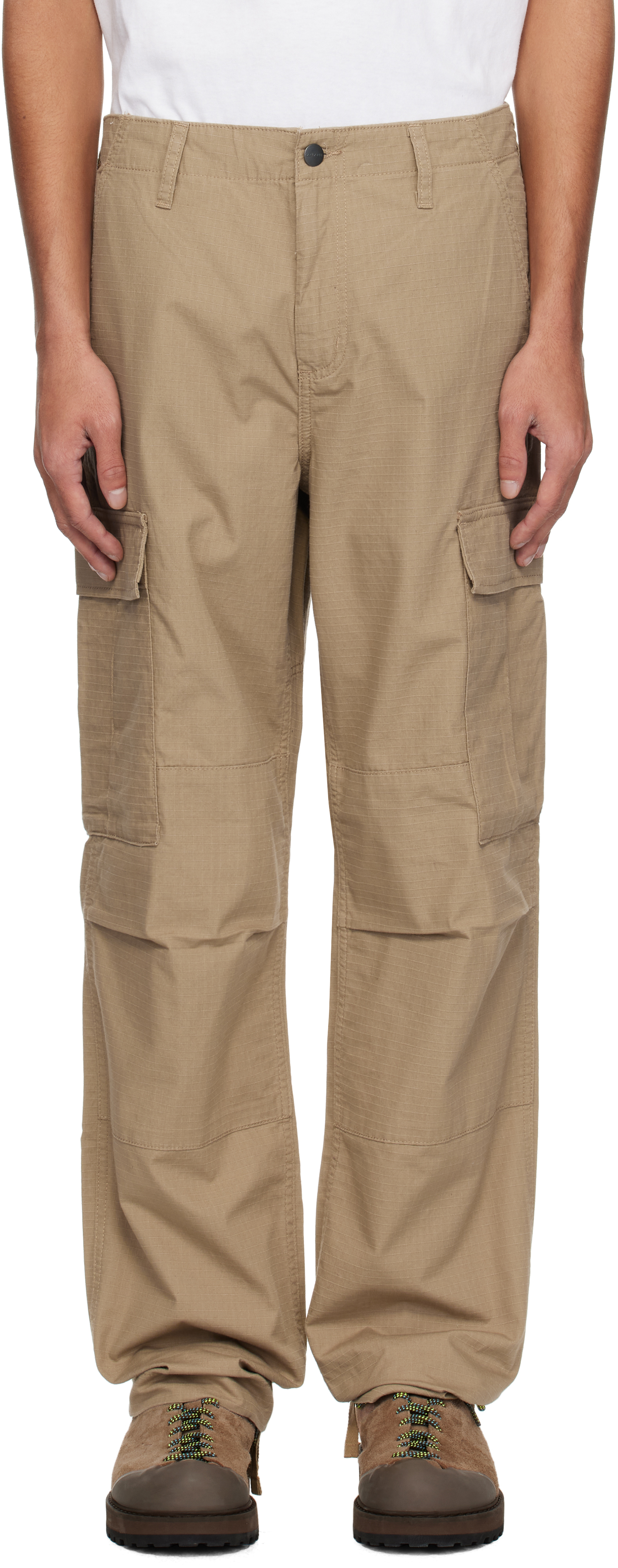 Purple Regular Cargo Pants