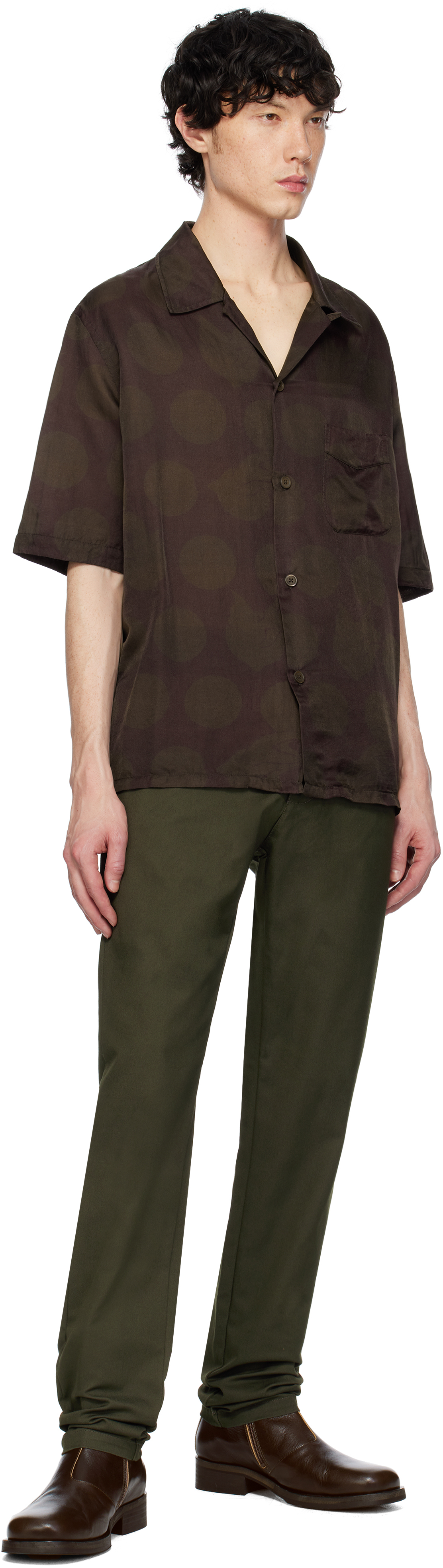 Carhartt Khaki Sid Trousers In 6302 Cypress Rinsed