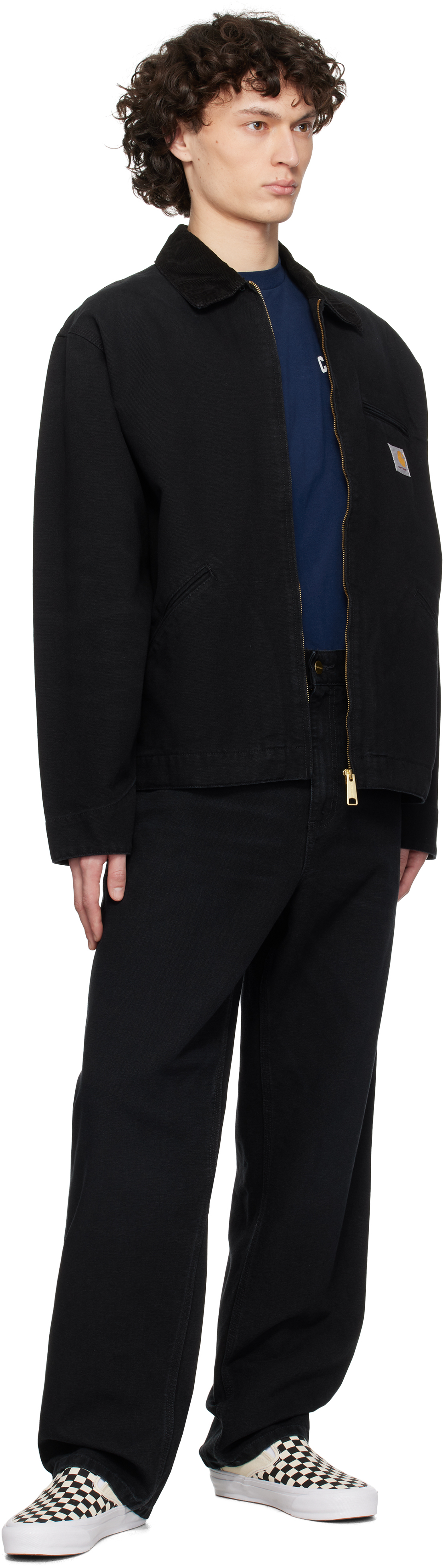 Carhartt Black Single Knee Trousers In 894o Black