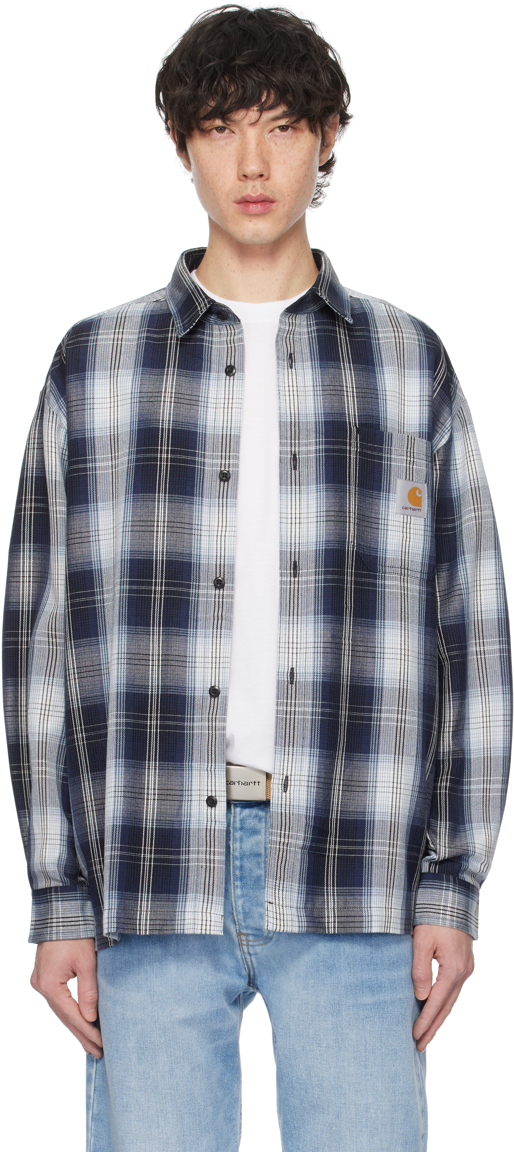 Blue Blanton Check Shirt