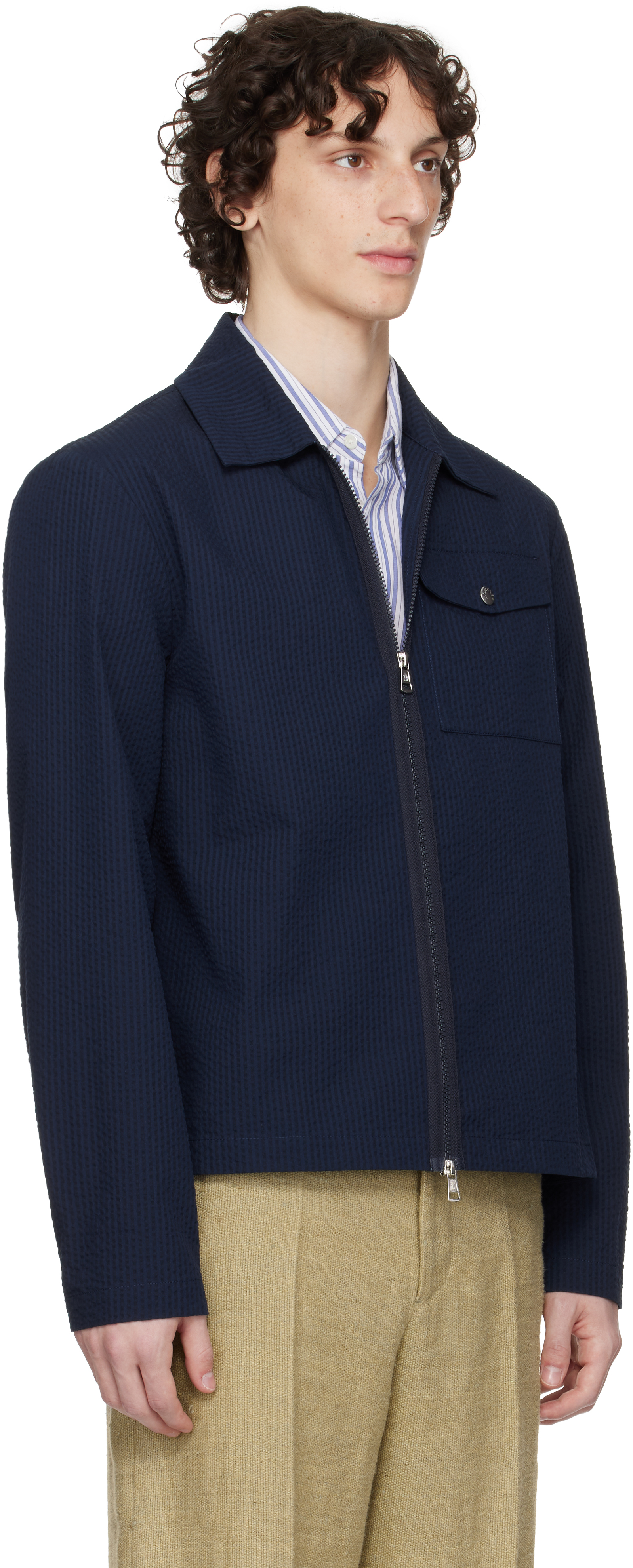 Moncler Navy Archivio Creativo Jacket