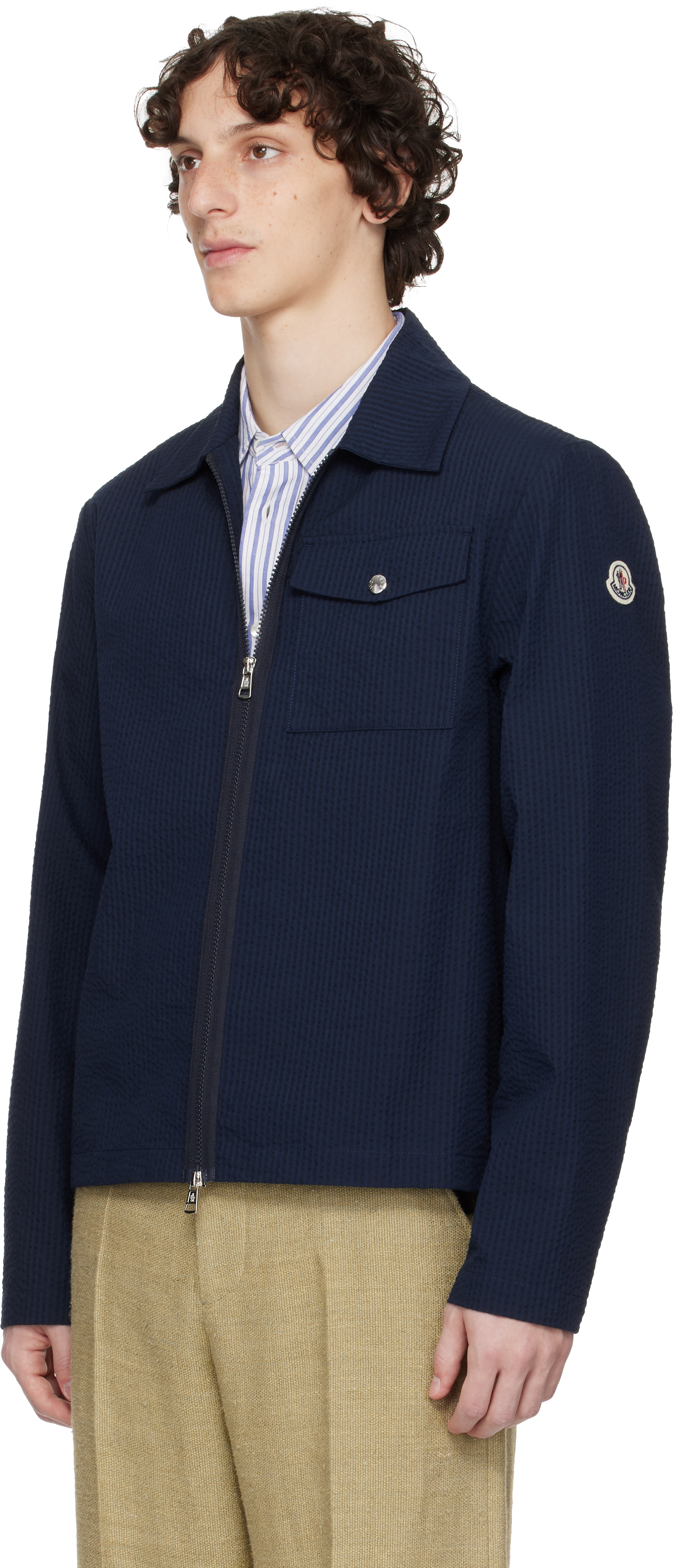 Moncler Navy Archivio Creativo Jacket