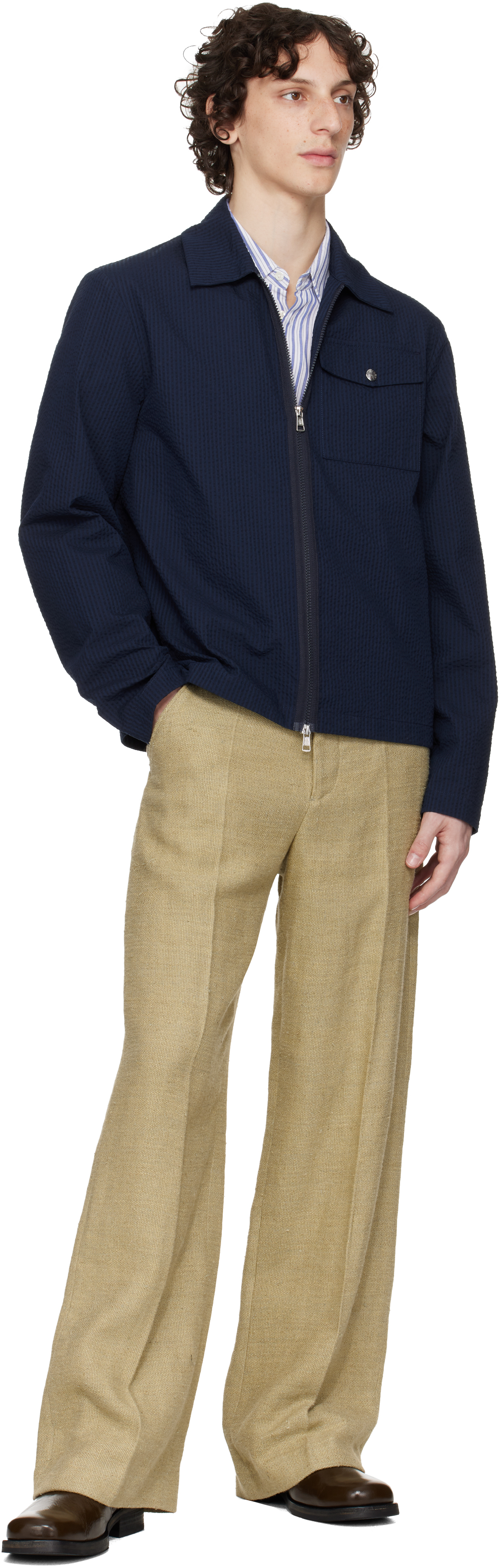 Moncler Navy Archivio Creativo Jacket