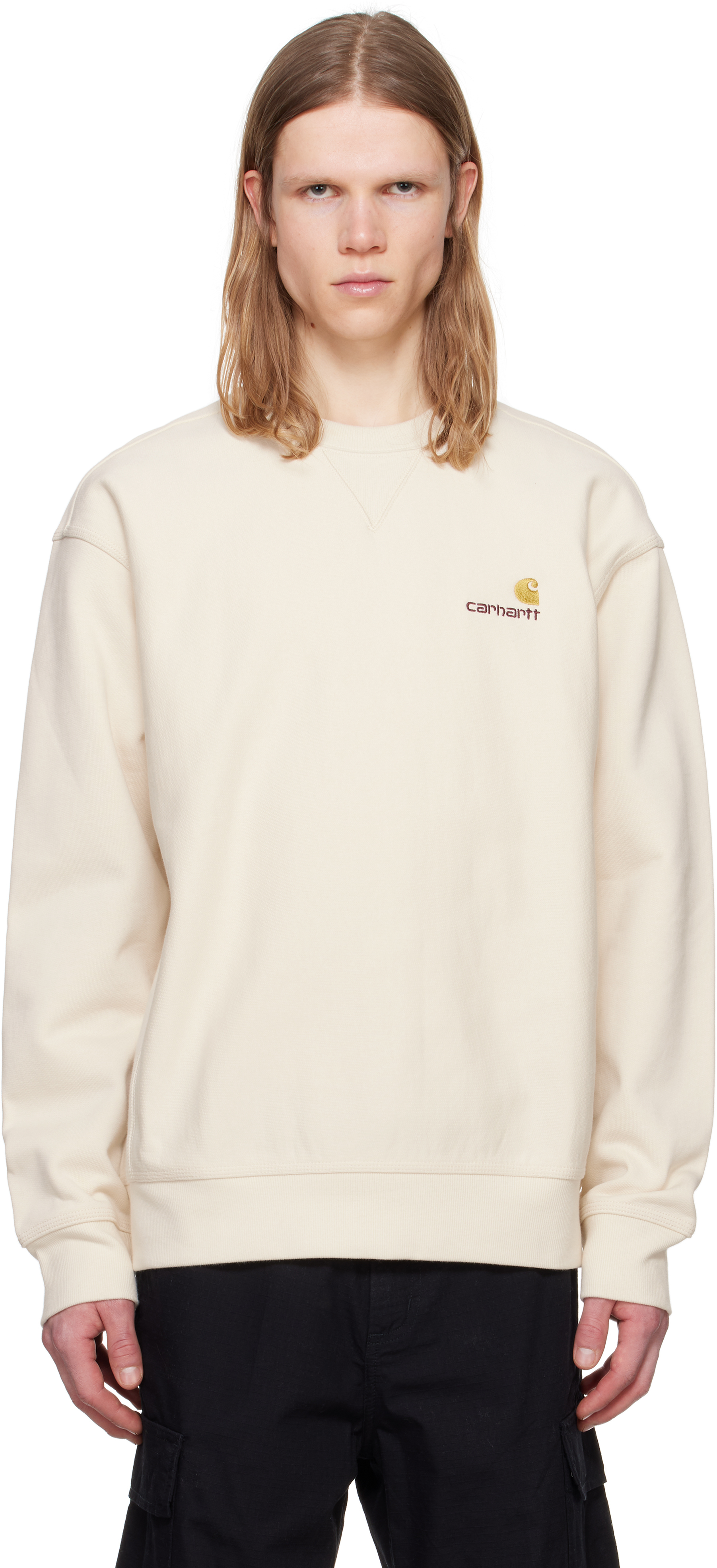Off-White American Script Sweatshirt by Carhartt Work In