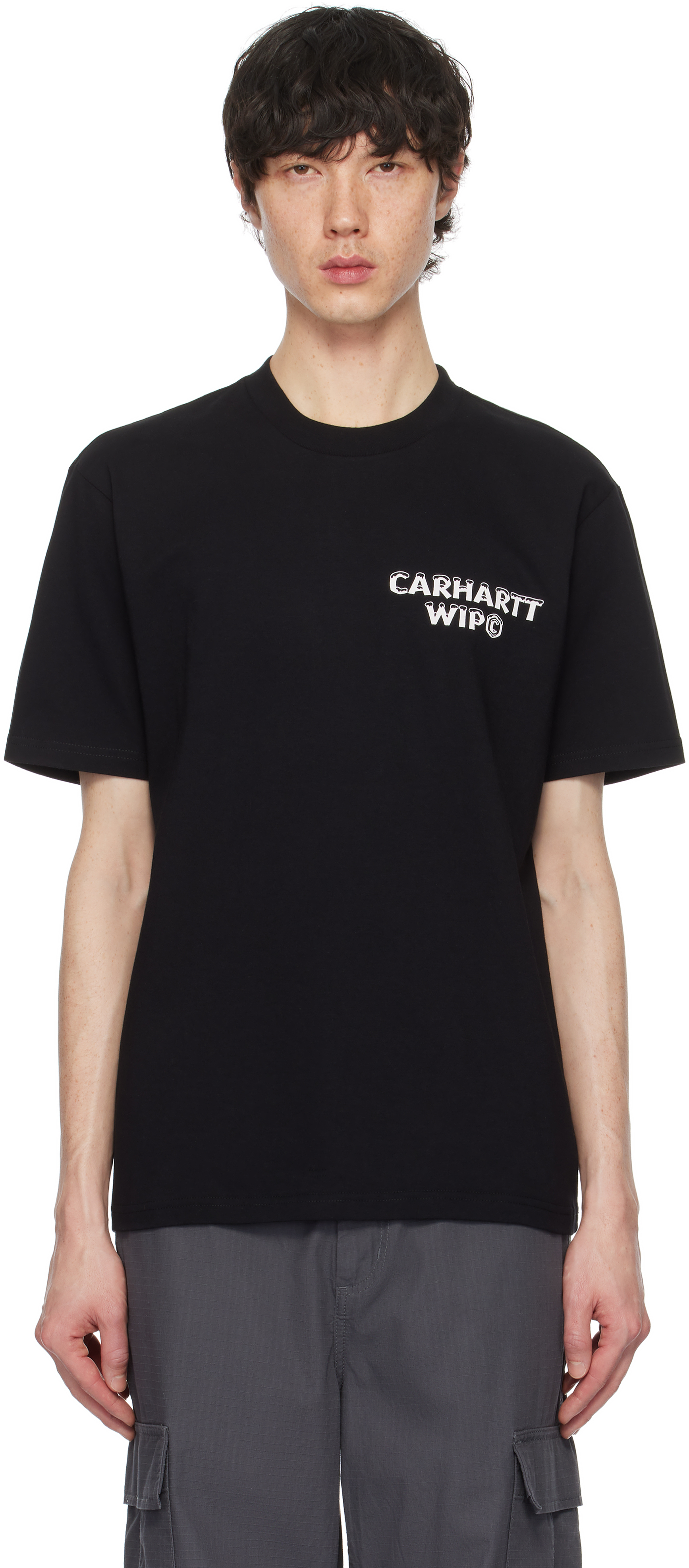 Carhartt Work In Progress: ブラック Ice Tシャツ | SSENSE 日本