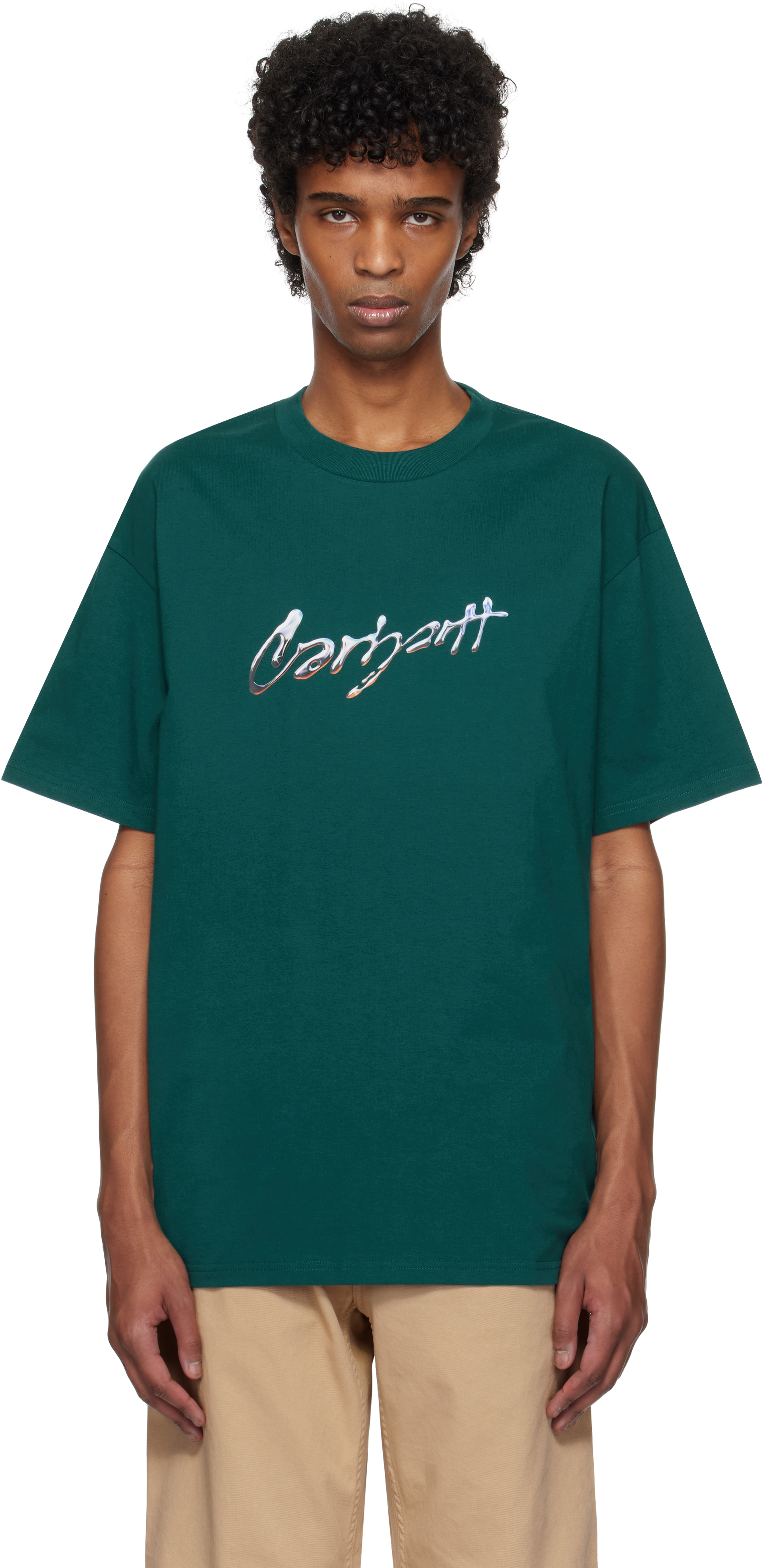 Black Drip Script T-Shirt