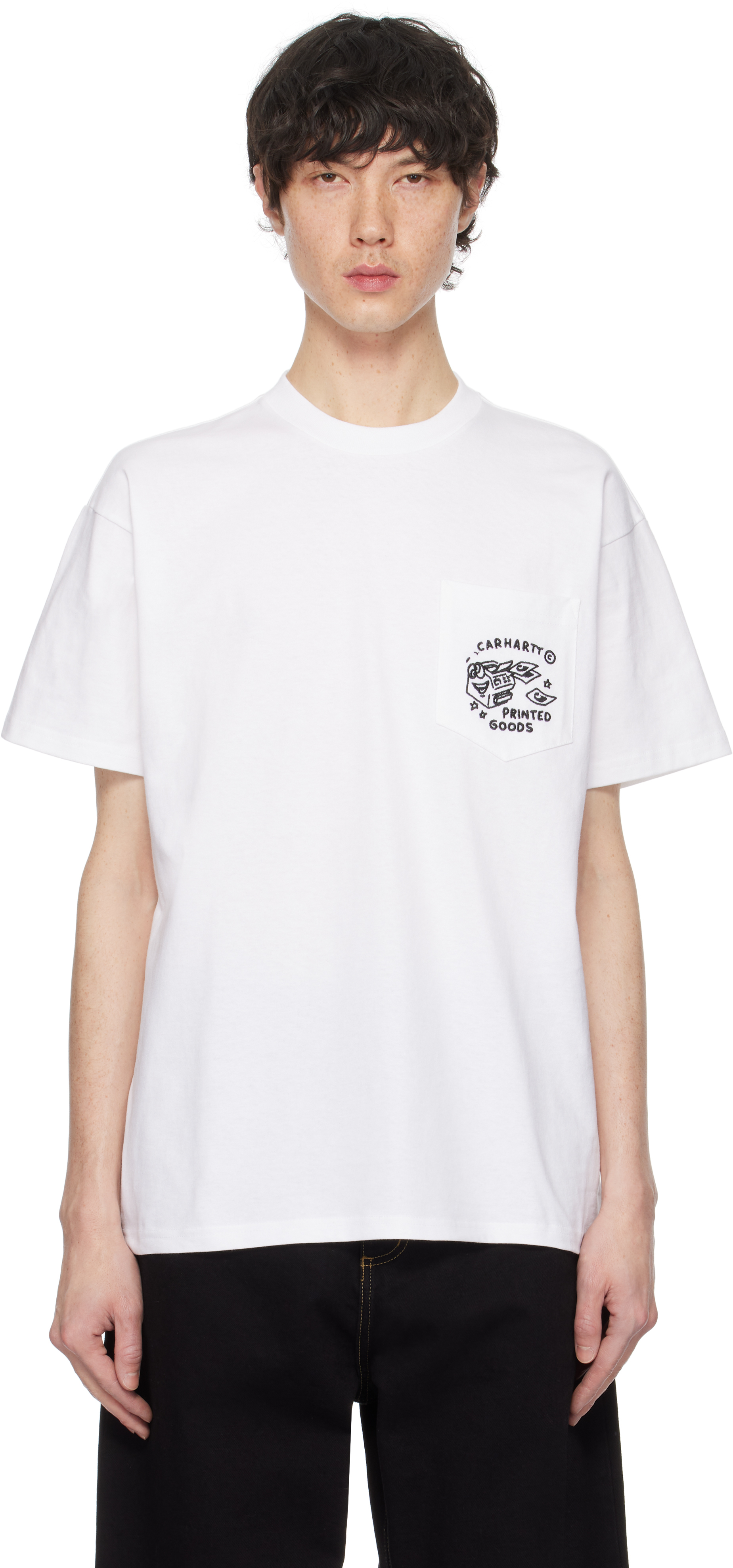 White Fragments Pocket T-shirt