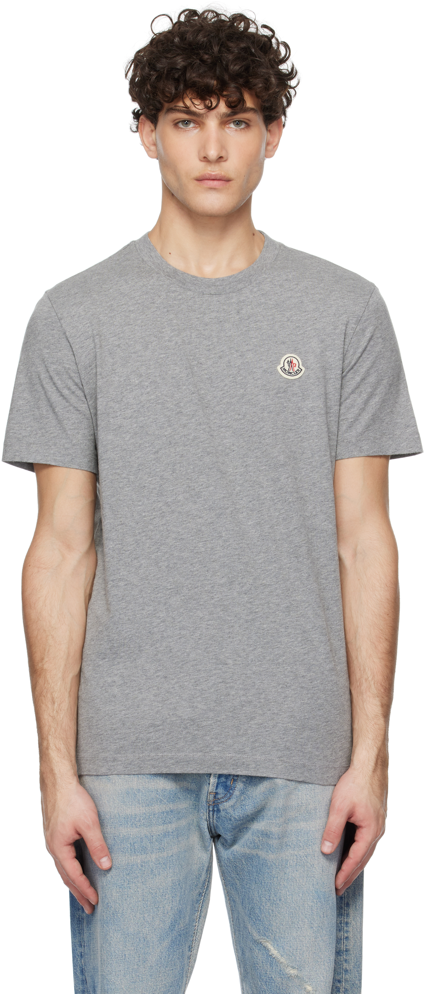 Moncler: マルチカラー ロゴパッチ Tシャツ 3枚セット | SSENSE 日本