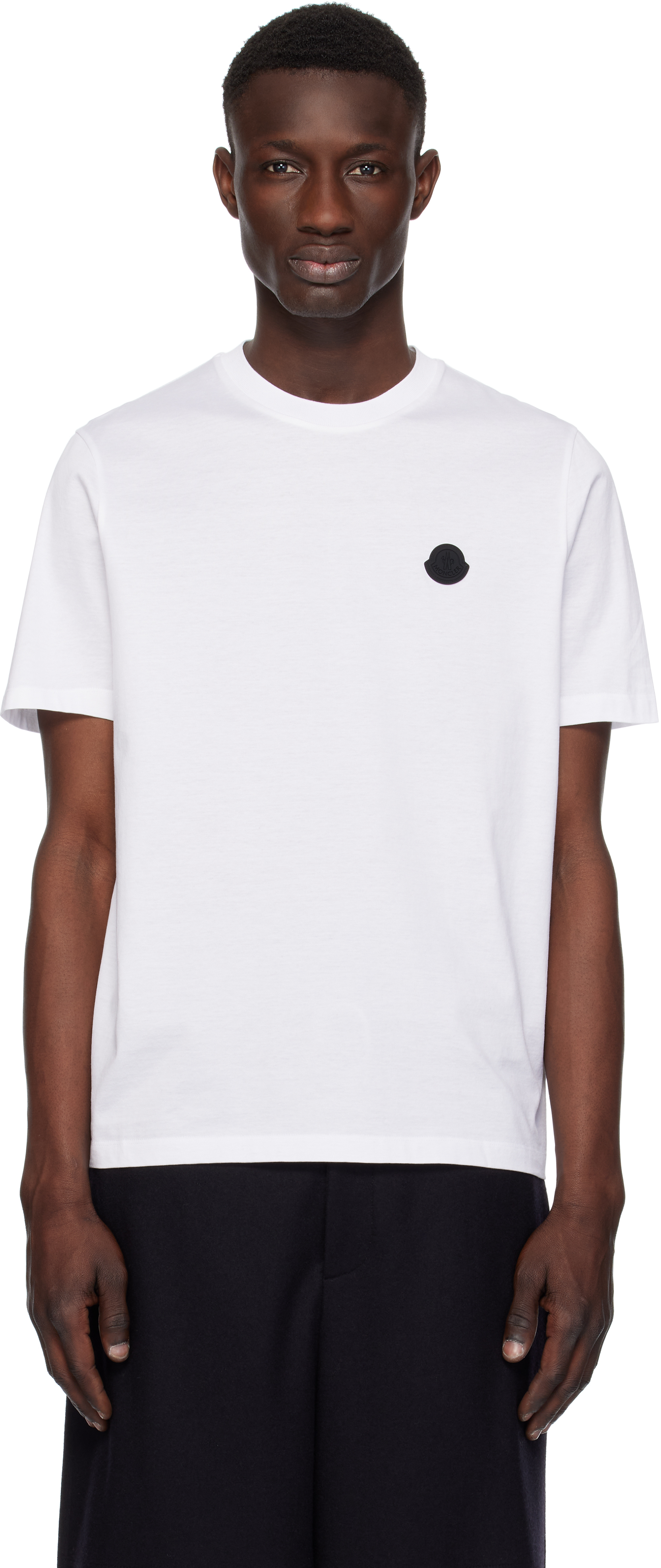 T-shirt Coton Bio Logo Vertical - Col Rond - Fabriqué Au Portugal