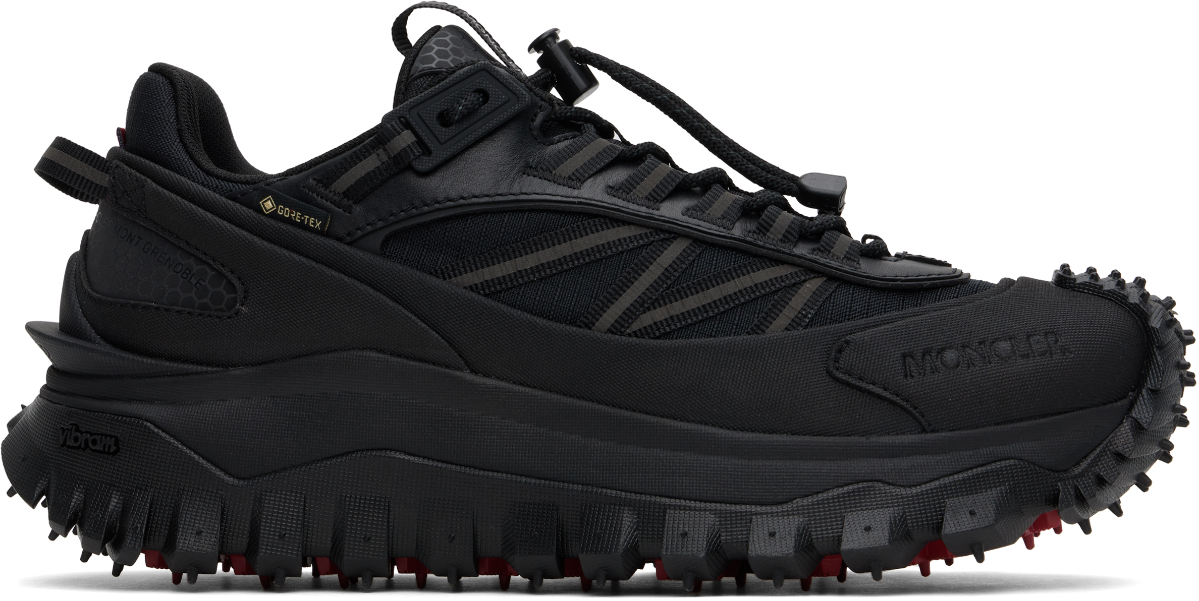 スニーカー MONCLER TRAILGRIP LITE3 LOW TOP SNEAKERS Brown Trailgrip Lite3 Nubuck & Suede Sneakers - Sneakers for