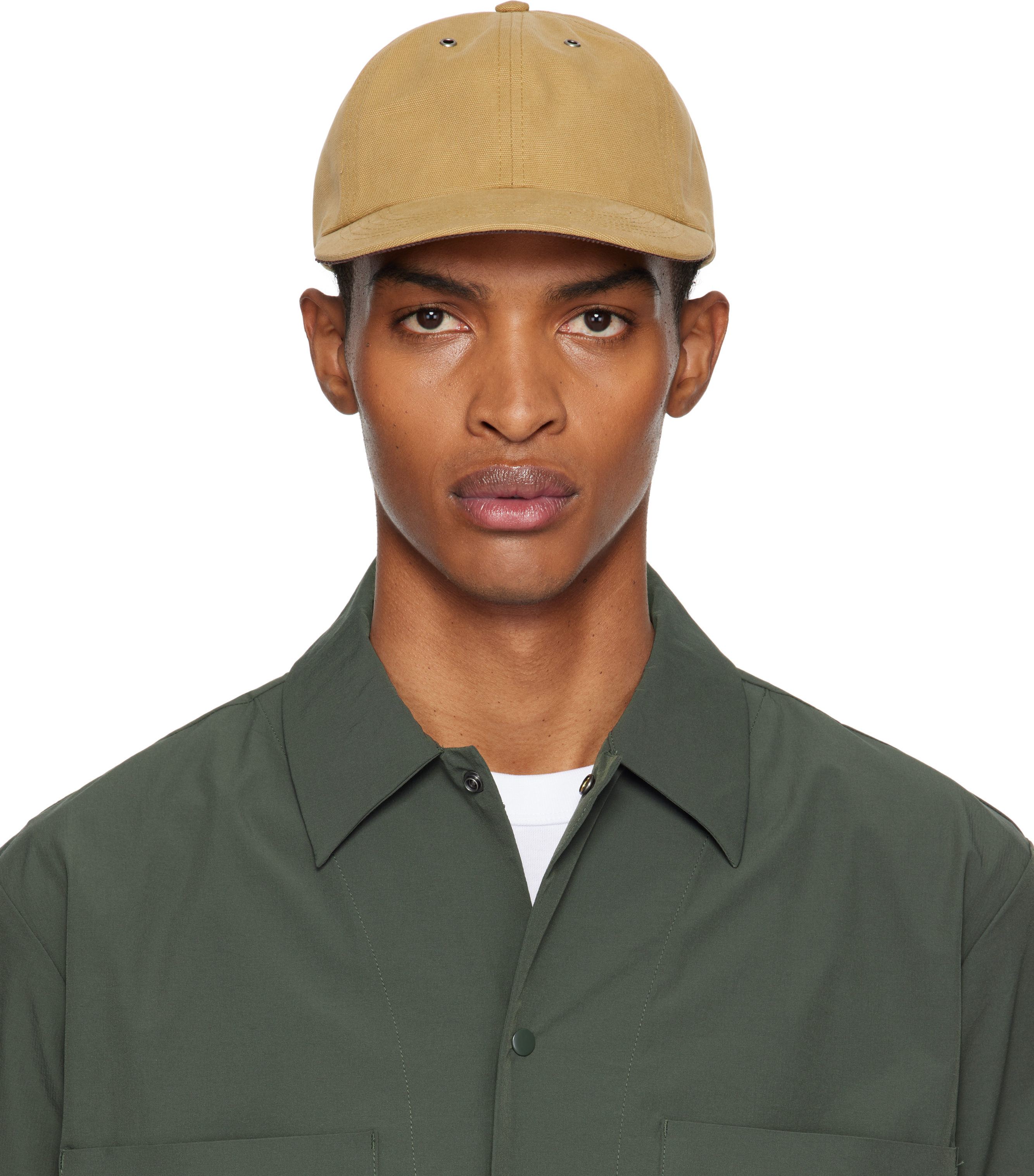 Navy Canvas 6-Panel Cap
