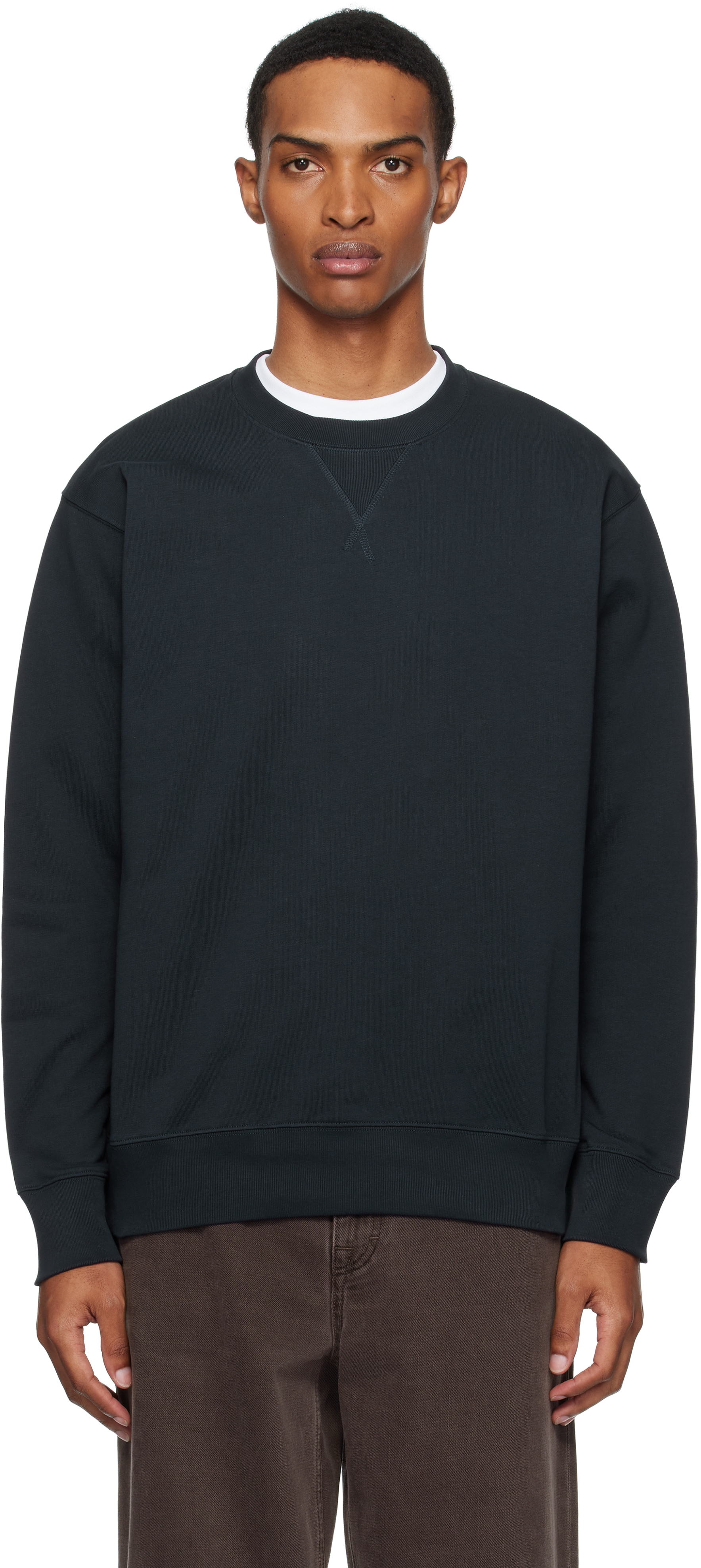 Norse Projects Navy 'norse' Standard Sweatshirt In Blue