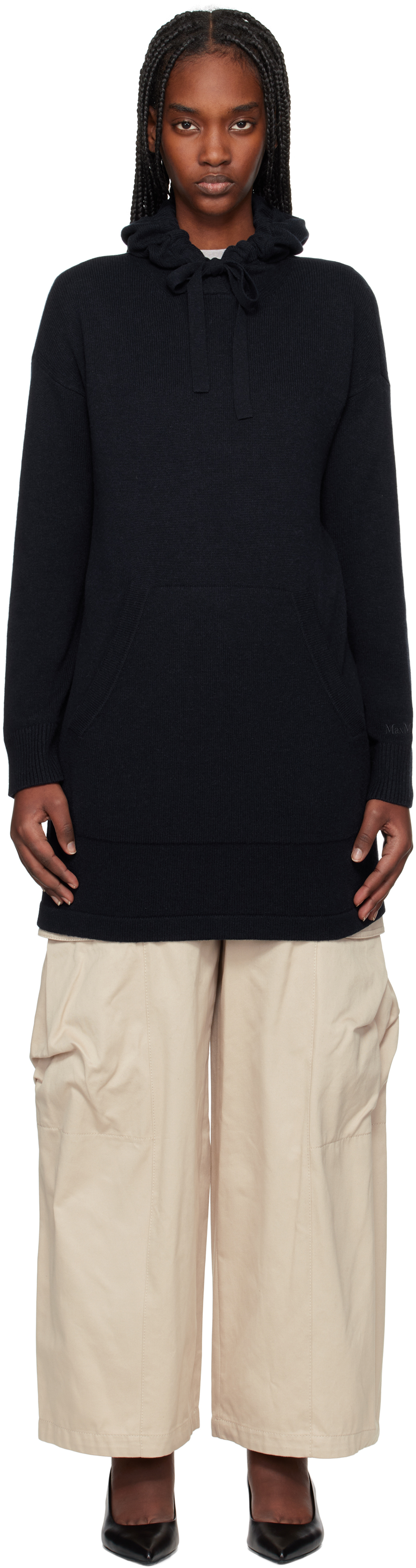 【関税込み】Max Mara ネイビー Fiaba ミニワンピース Max Maraのネイビー Fiaba ミニワンピースがセール中